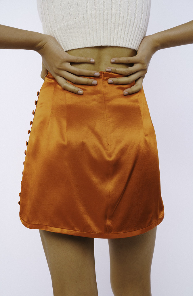 CIEBON SELAH BUTTON DETAILED SKIRT