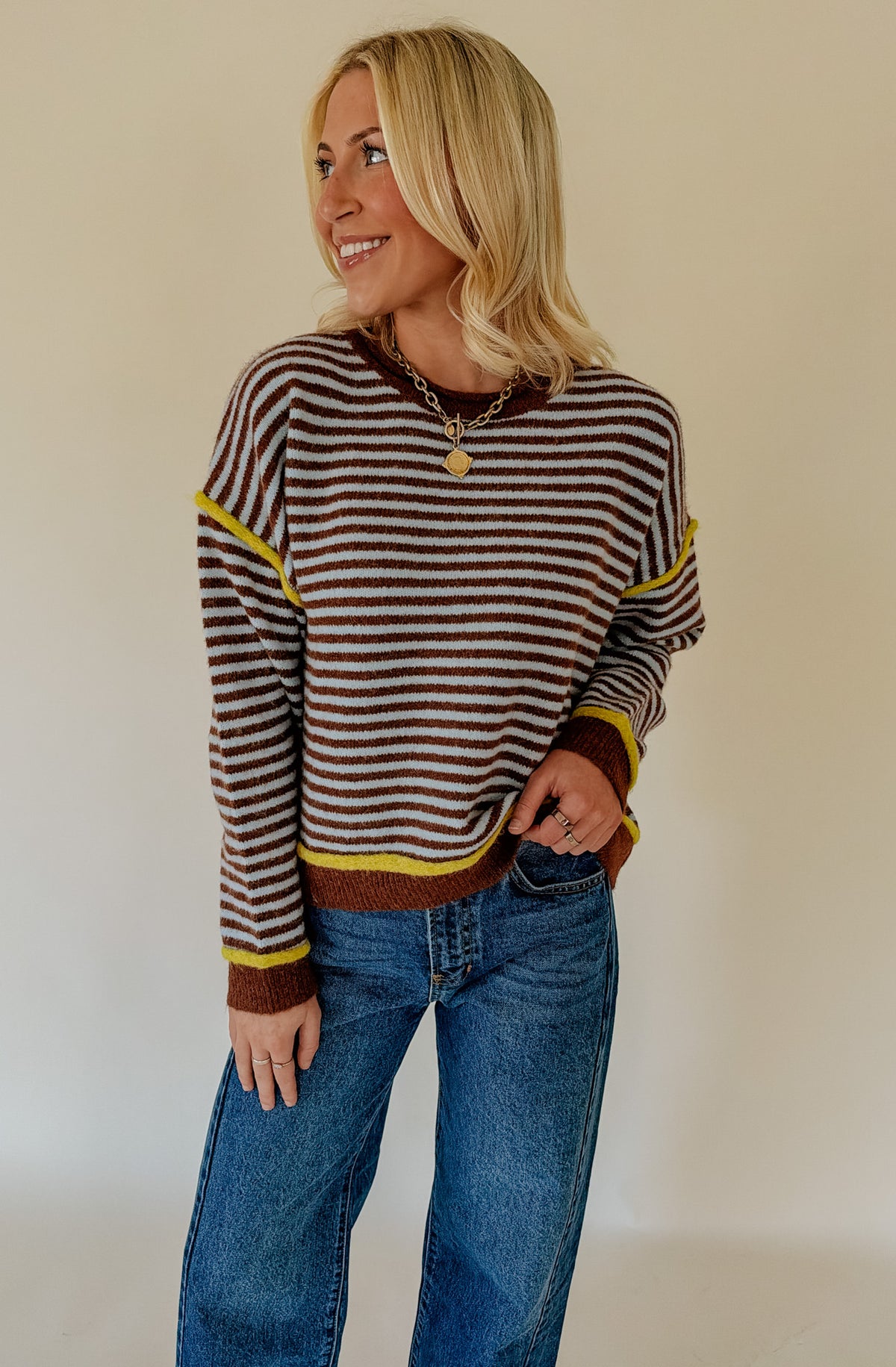THE PIPER STRIPED SWEATER