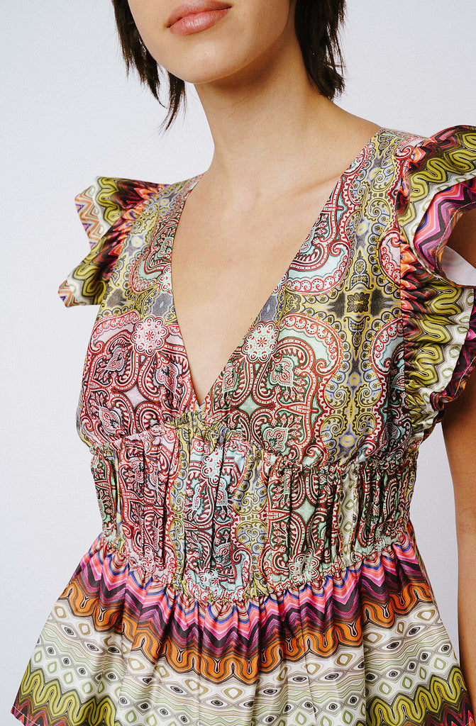 CIEBON JOULIE SATIN TOP