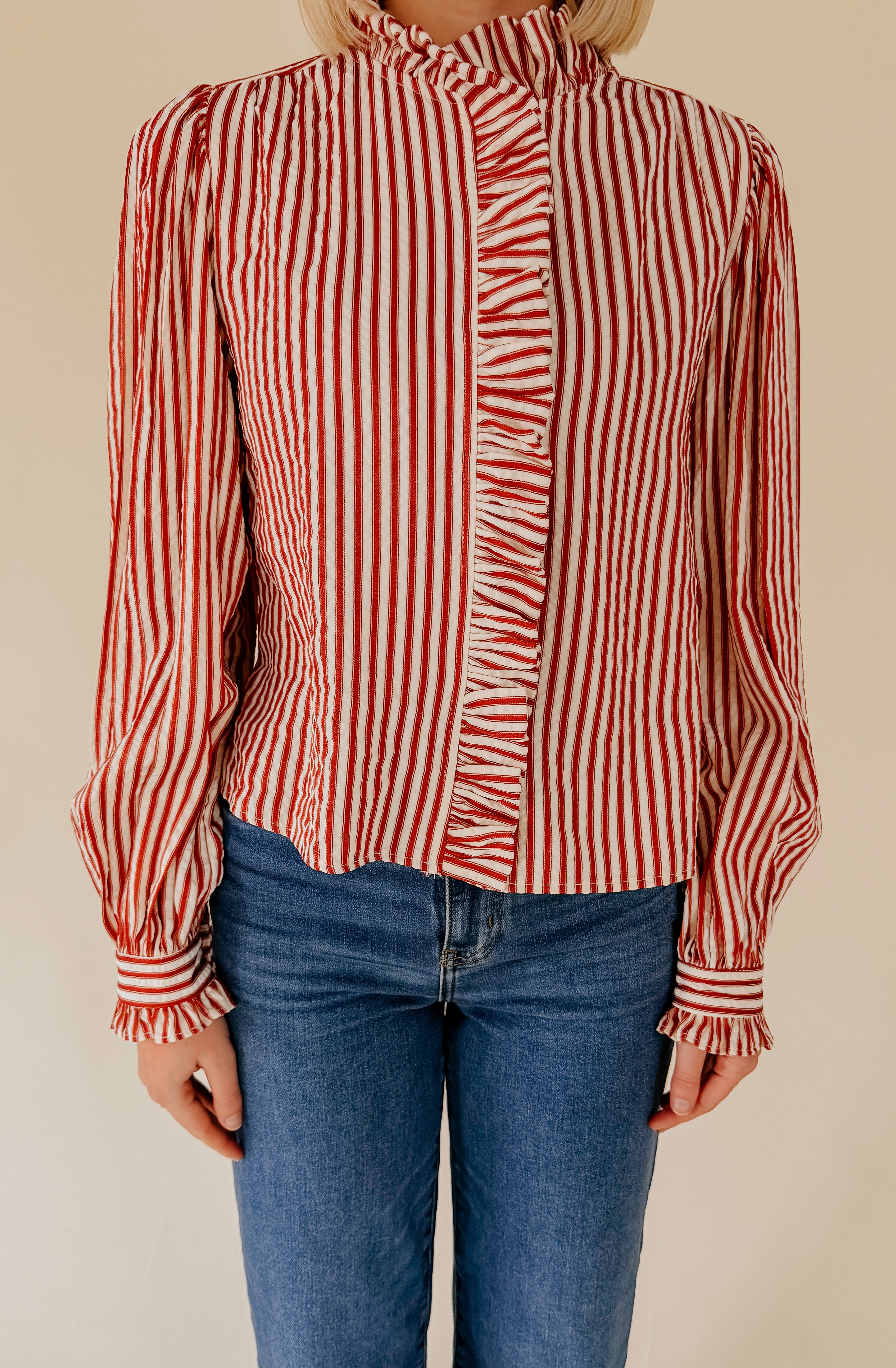MADE FOR YOU STRIPED BLOUSE
