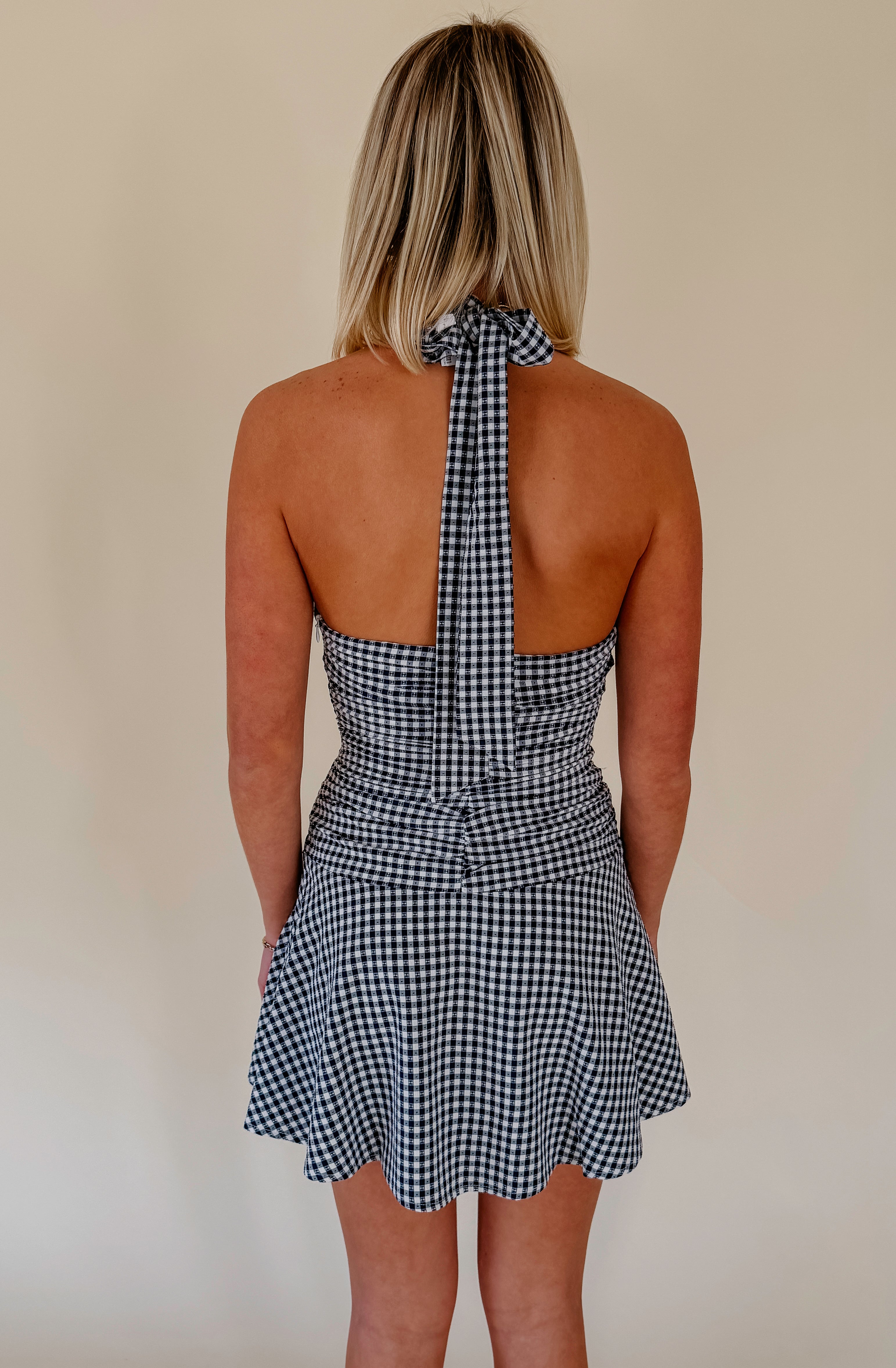 CONCERT READY HALTER DRESS