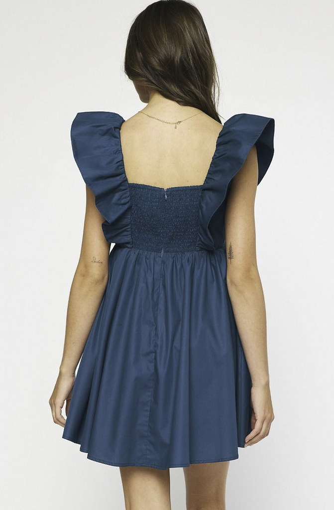 MEET FOR DRINKS RUFFLED DRESS