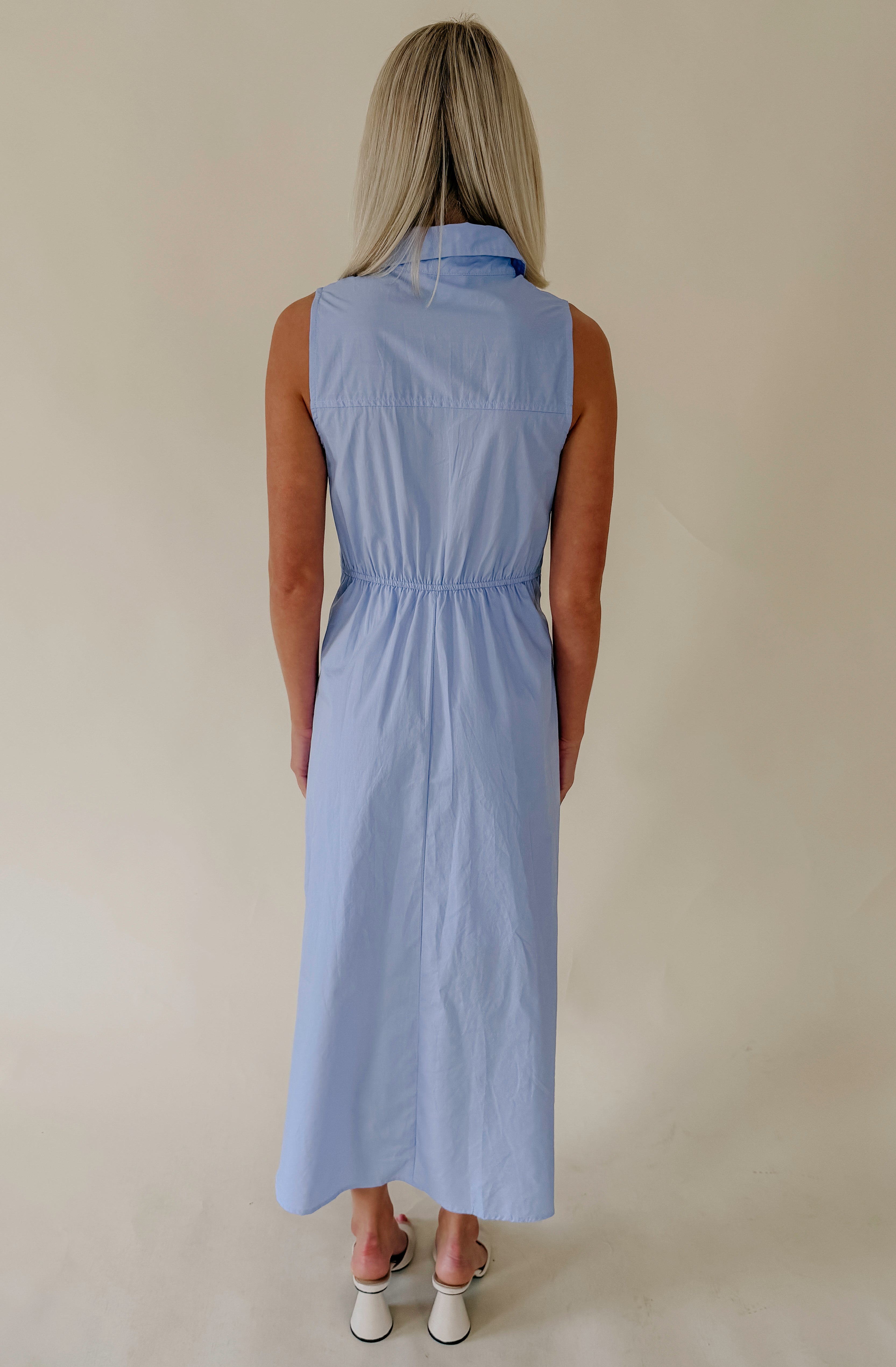 THE MIKAYLA BUTTONED MIDI DRESS