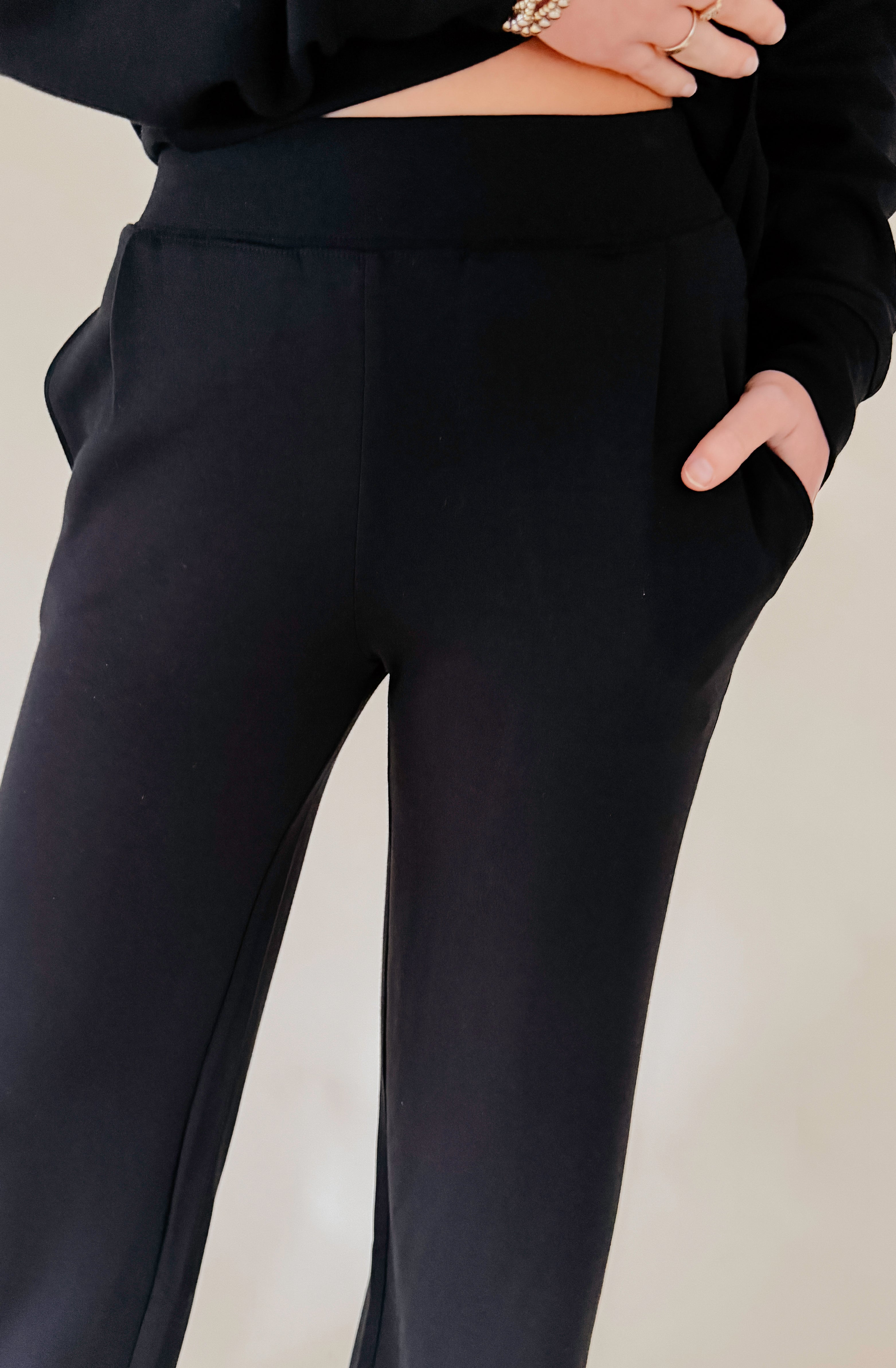 SOFTIES DREAMTECH COWL NECK WITH PLEAT PANT