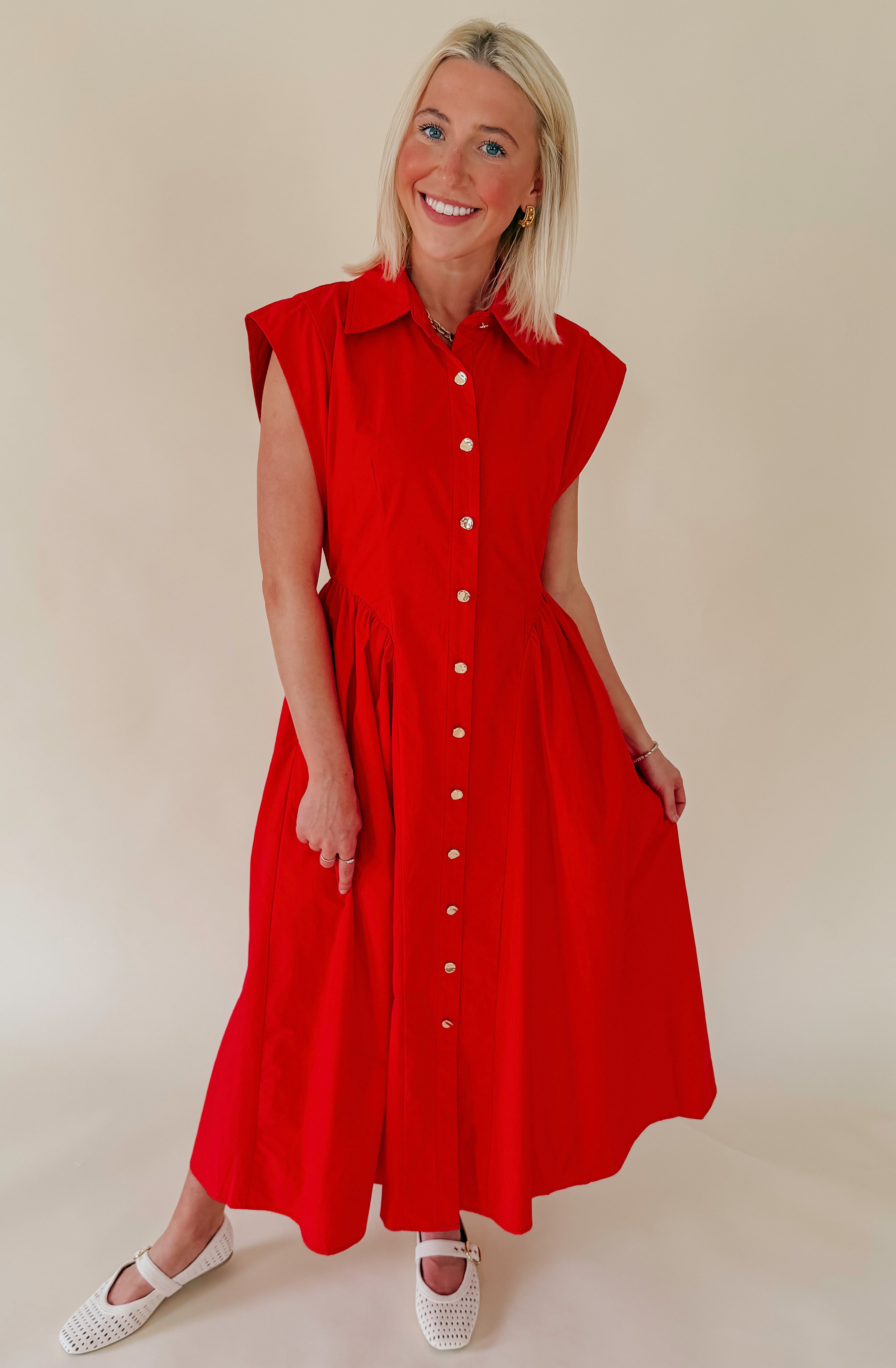 ON THE COME UP MIDI DRESS