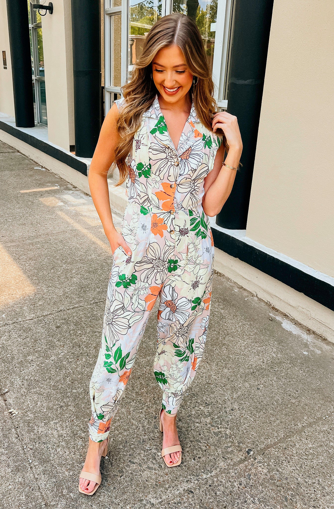 THE GRACIE BUTTONED JUMPSUIT