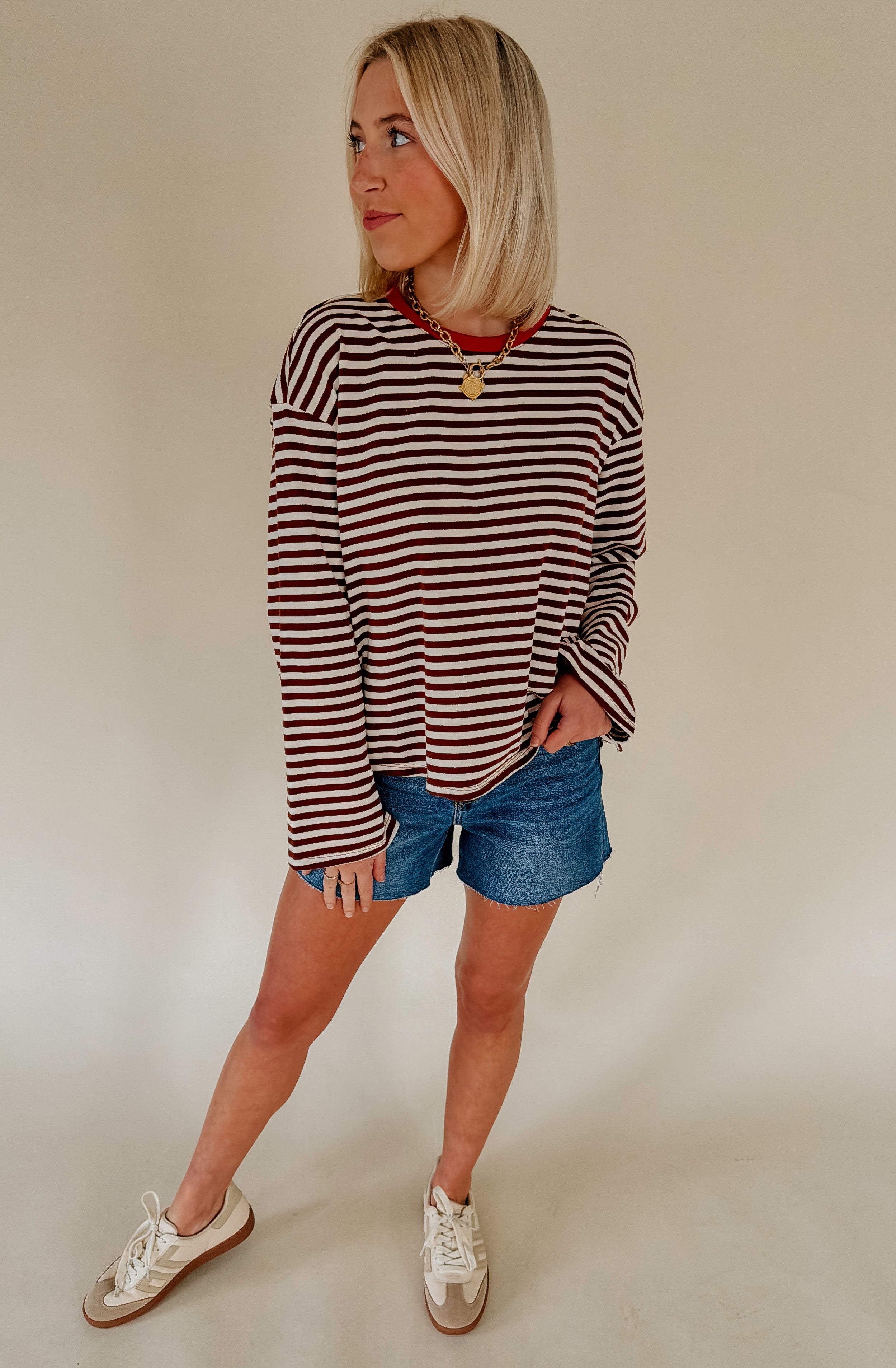 THE CALLAHAN STRIPED HEAVYWEIGHT TEE