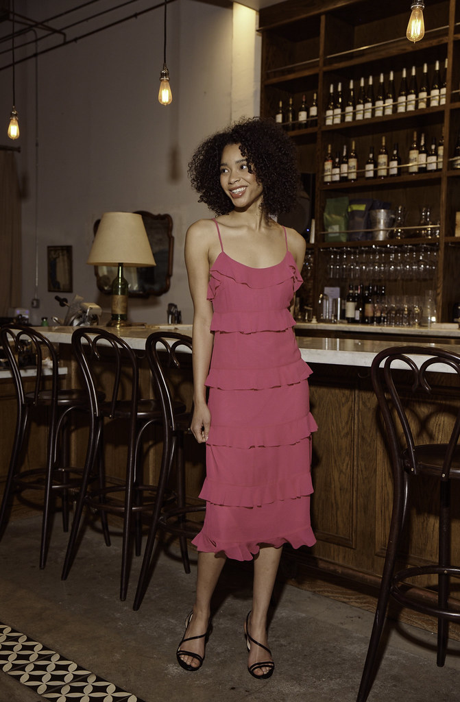 THE VALENTINA RUFFLE DRESS