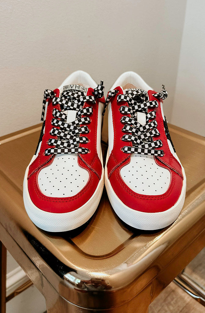 VINTAGE HAVANA REFLEX SNEAKER IN RED MULTI