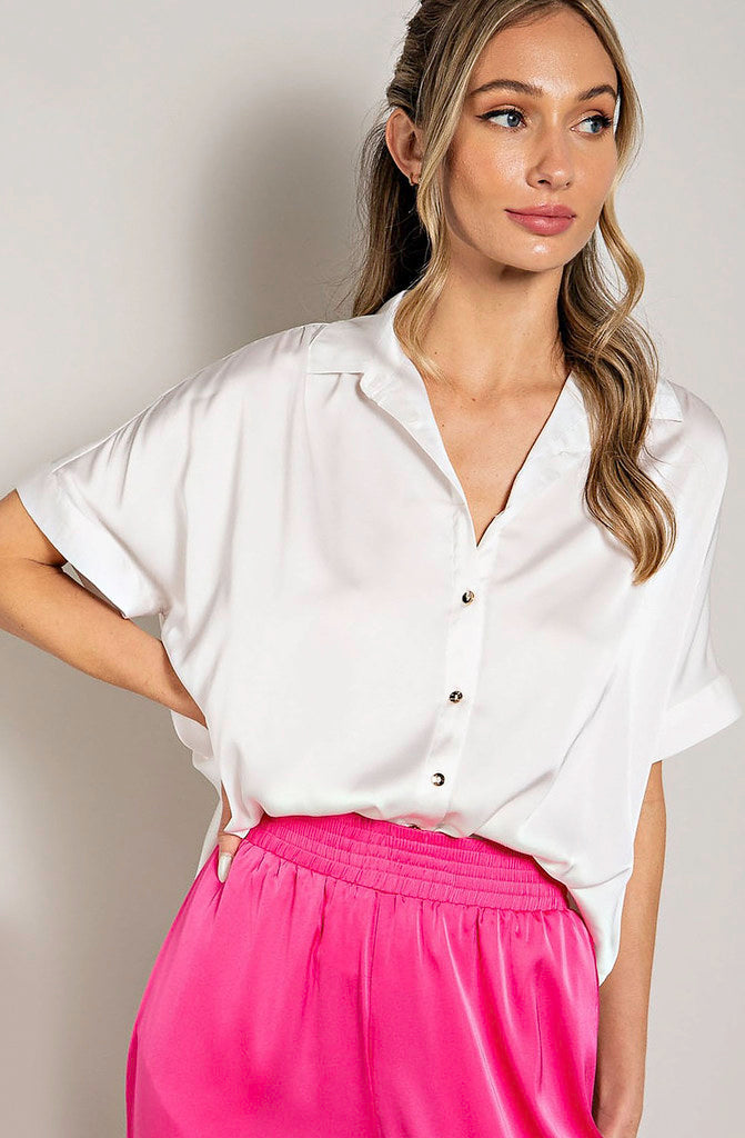 THE MAVEN BUTTONED BLOUSE