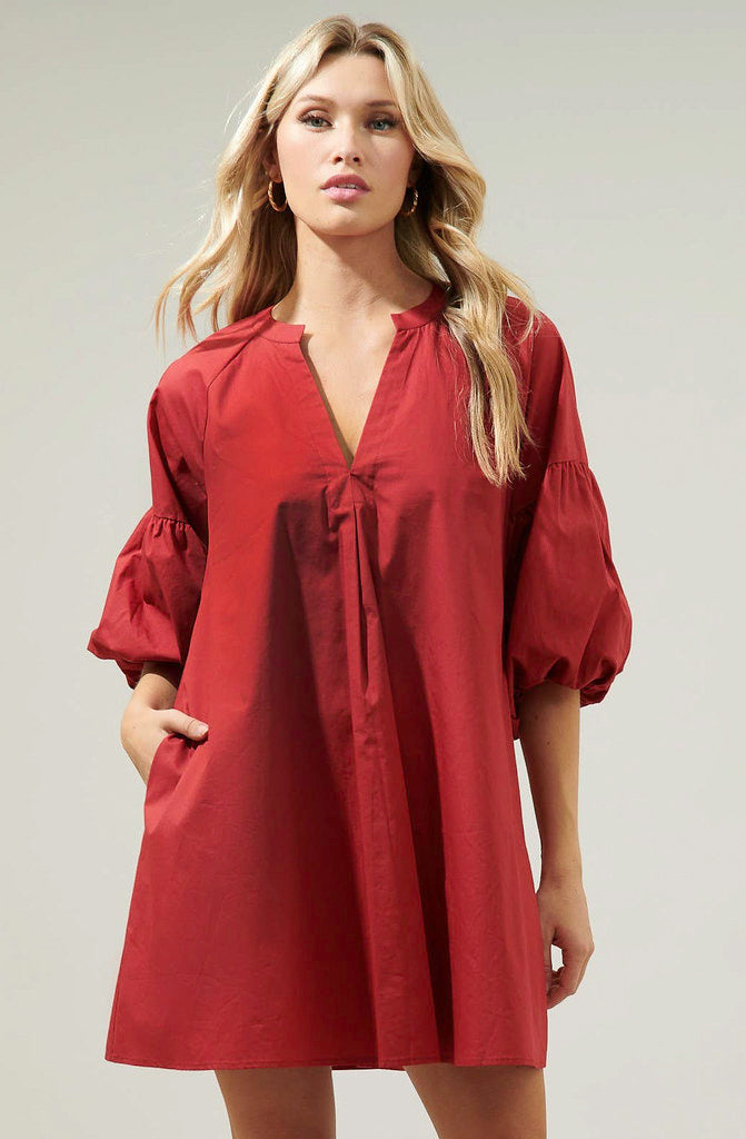 PLAY IT BY EAR SHIFT DRESS