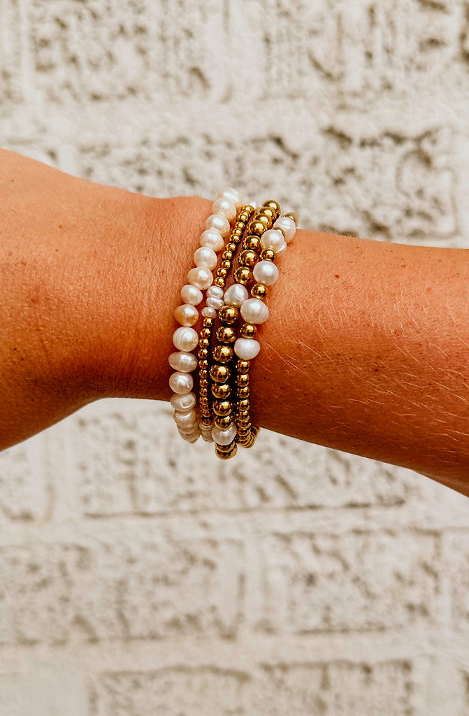 STACK CITY BEADZ CATANIA FRESH WATER PEARL BRACELET