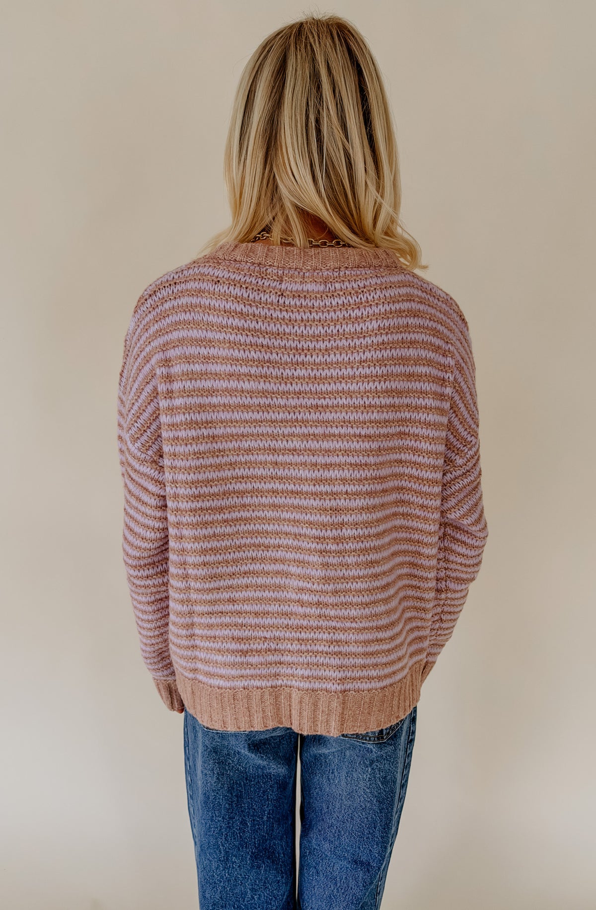 MAUVE SWEATER TOP