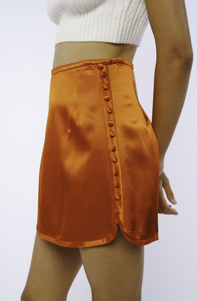 CIEBON SELAH BUTTON DETAILED SKIRT