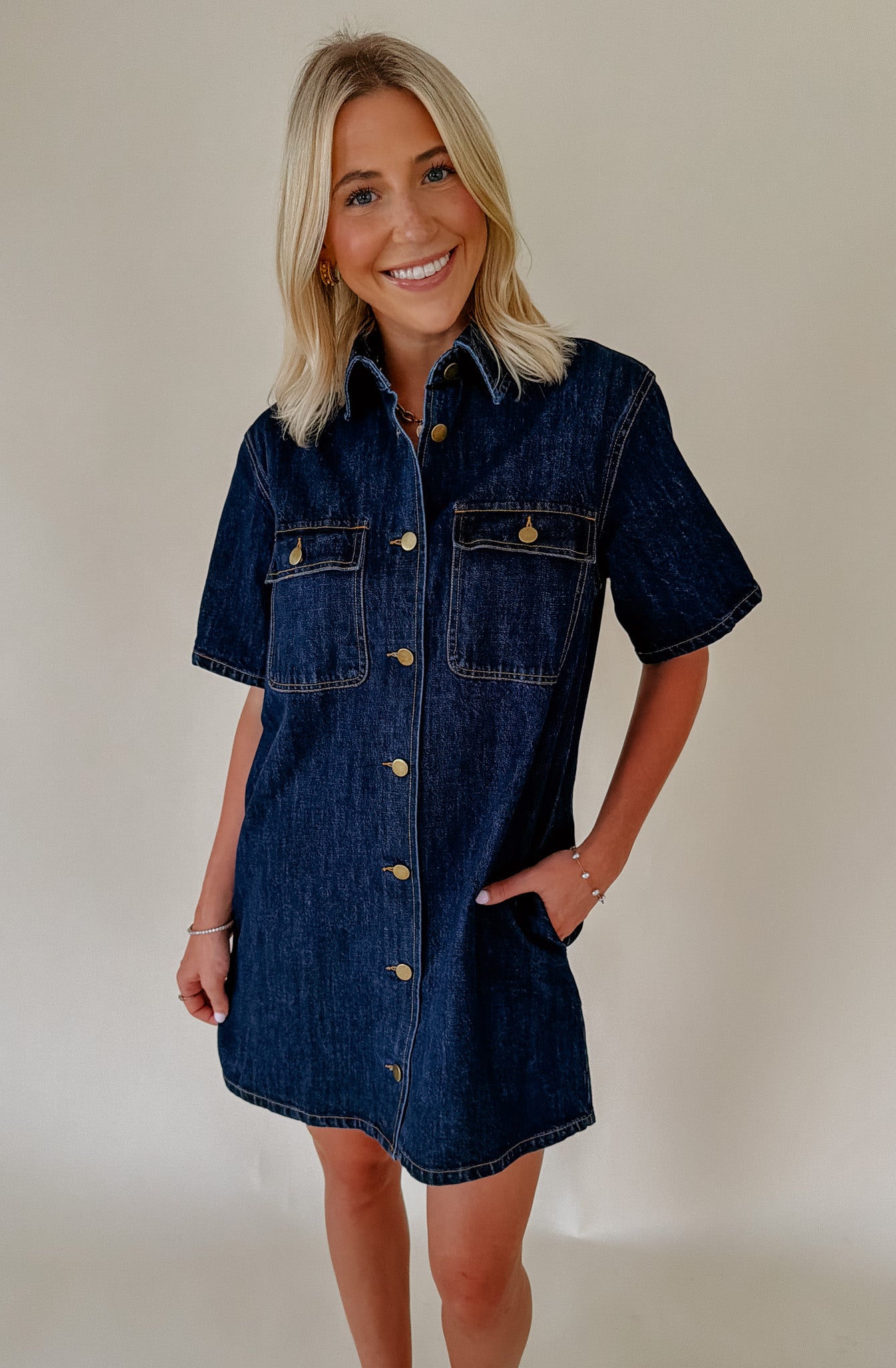 DEMI DENIM DRESS