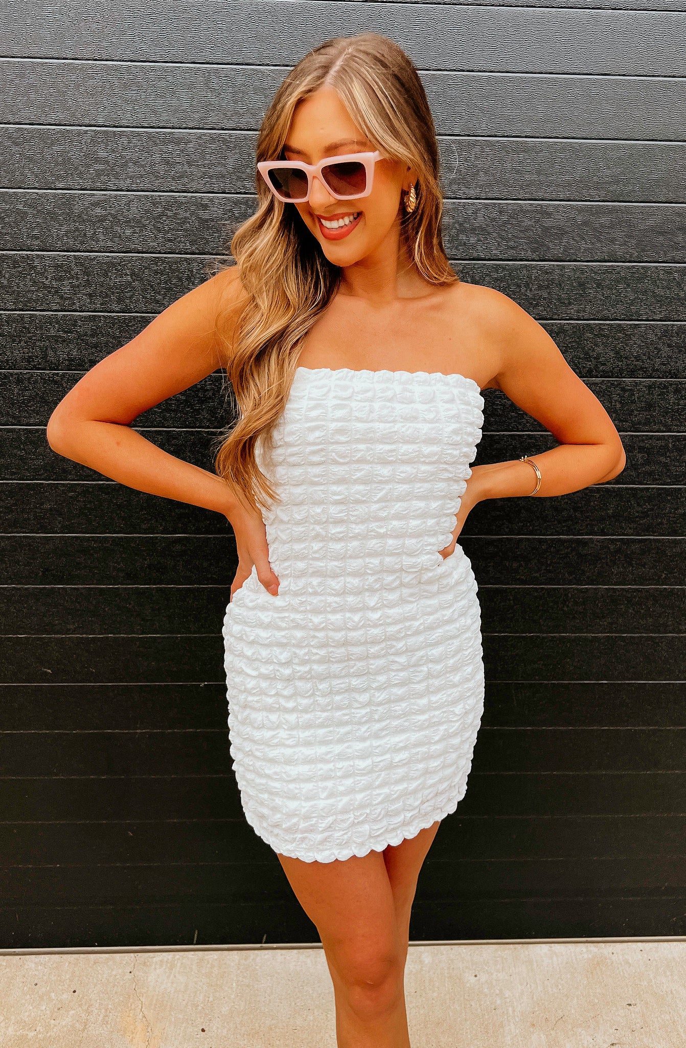 POP OFF MINI DRESS