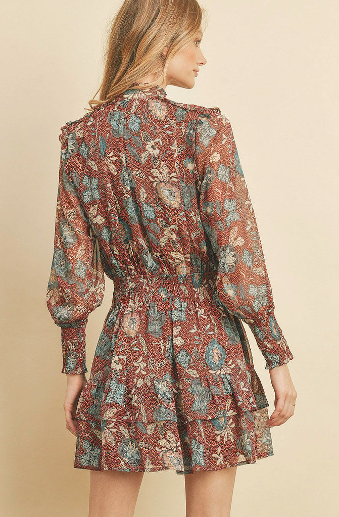 RISING UP FLORAL DRESS