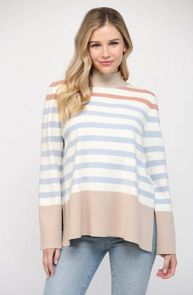 LONDON FOG STRIPED SWEATER