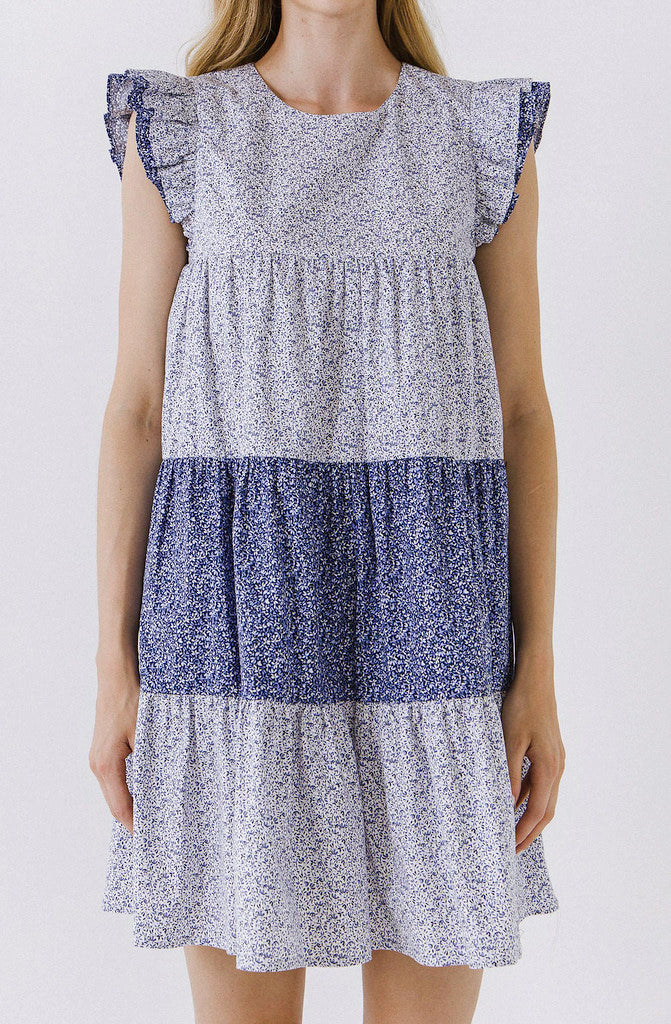 MY CUP OF TEA TIERED DRESS