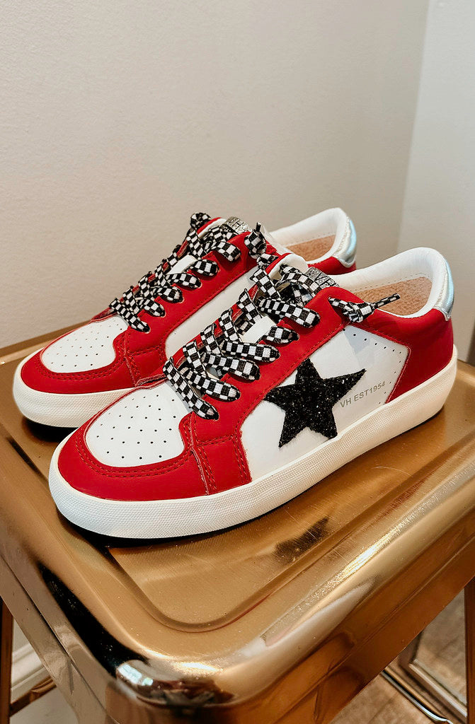 VINTAGE HAVANA REFLEX SNEAKER IN RED MULTI