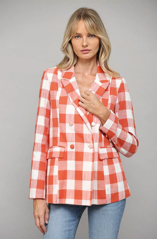 CHECKED OUT BLAZER