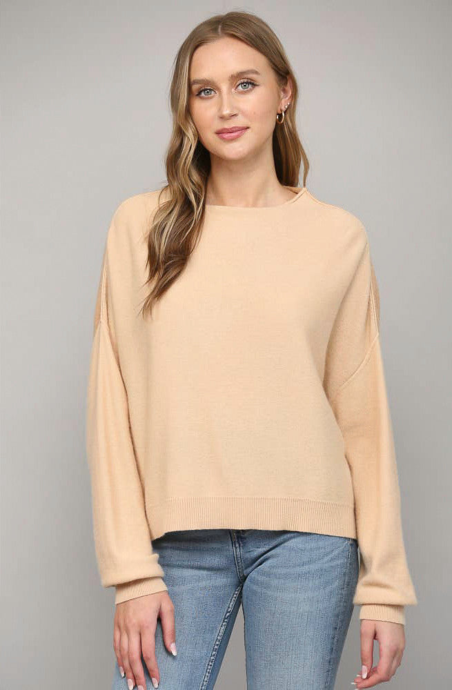SWEET AS IT GETS LIGHT KNIT SWEATER