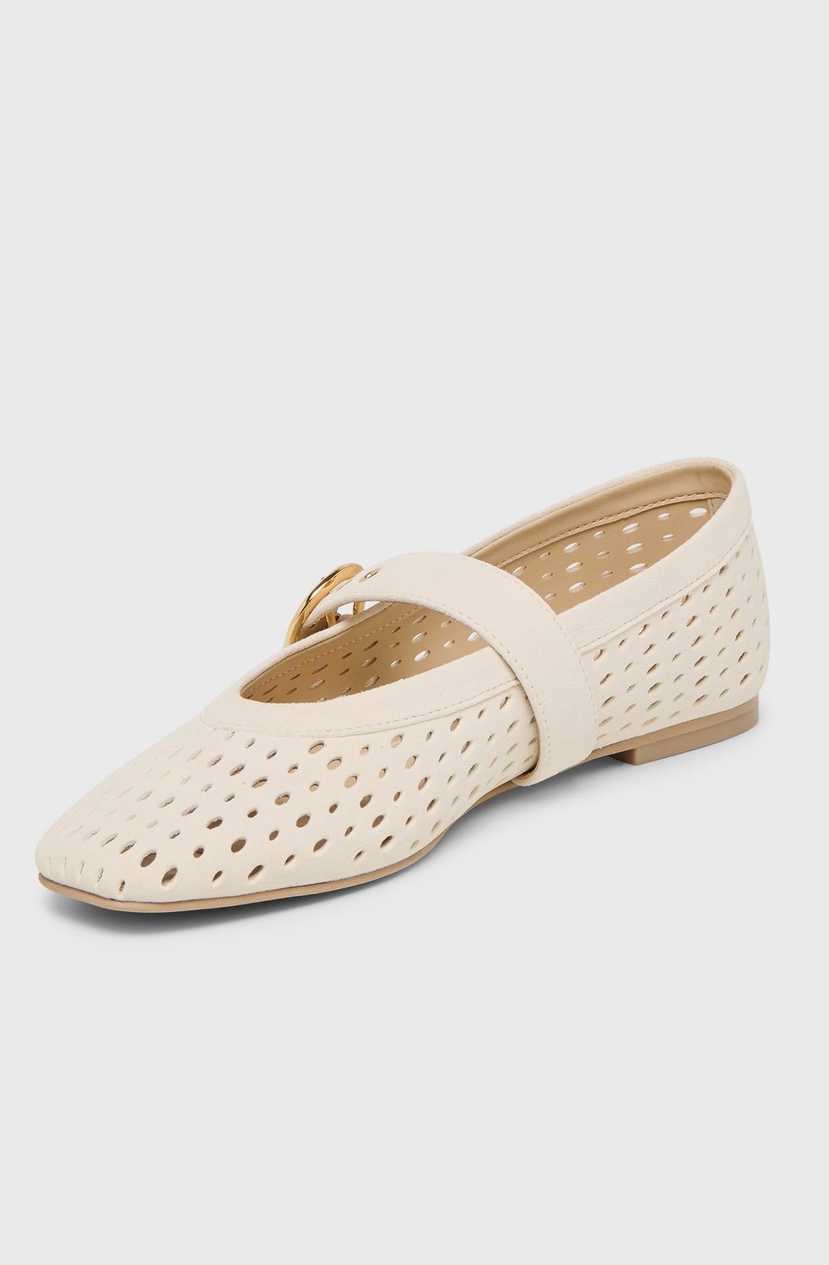 DOLCE VITA MIKEL PERFORATED BALLET FLAT