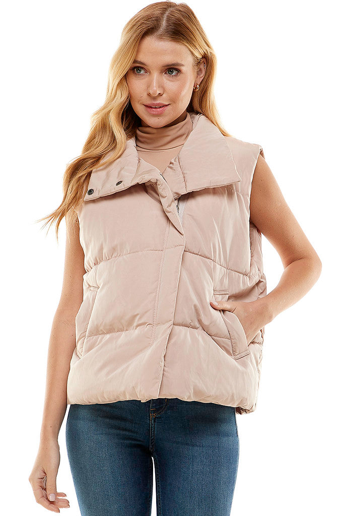 VEST BELIEVE IT FULL LENGTH PUFFER VEST