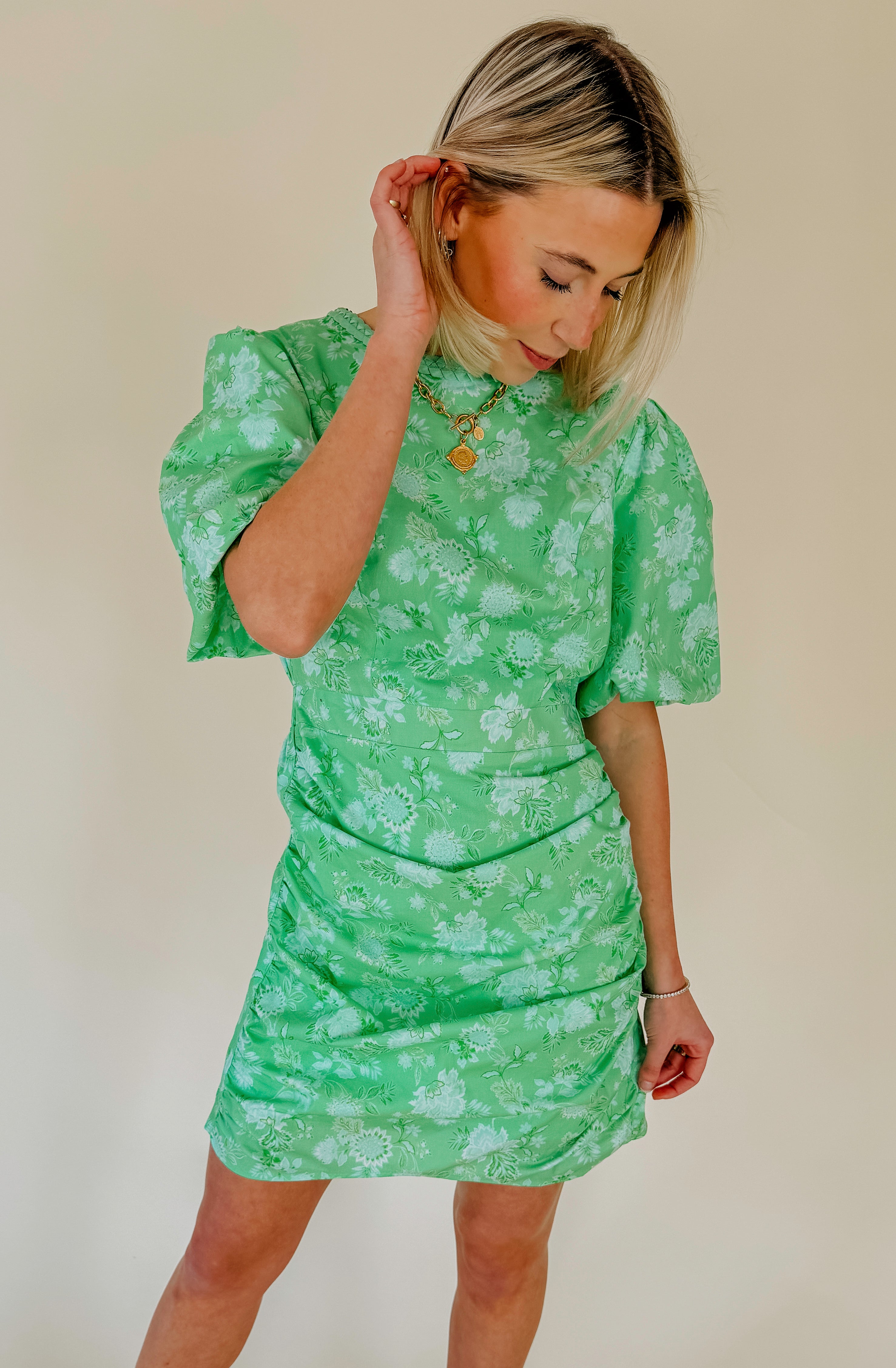 THE DELANEY PRINTED MINI DRESS