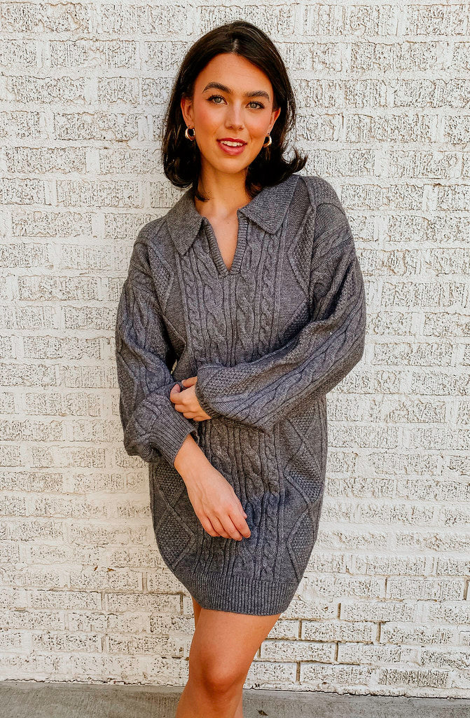 STEVE MADDEN DEBBIE SWEATER DRESS