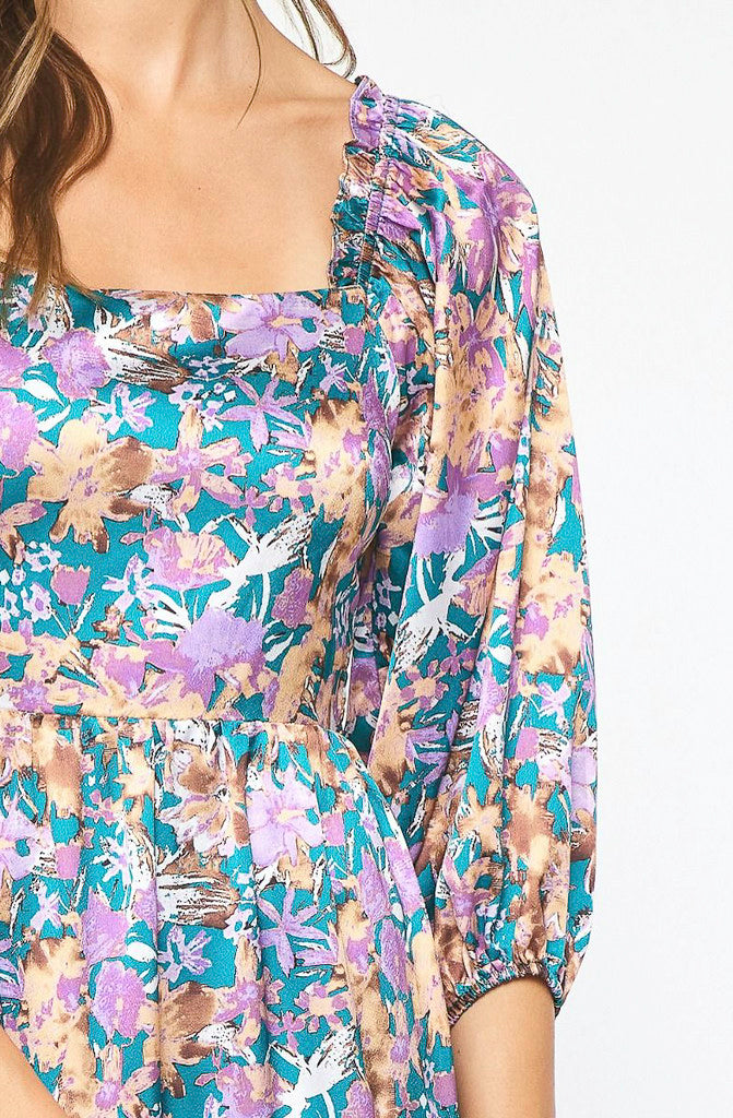 THE WHIT FLORAL MIDI