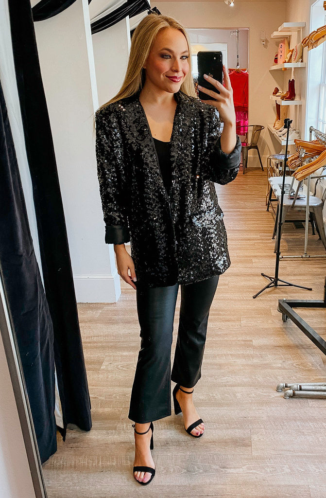 STEVE MADDEN IMAAN SEQUINED BLAZER