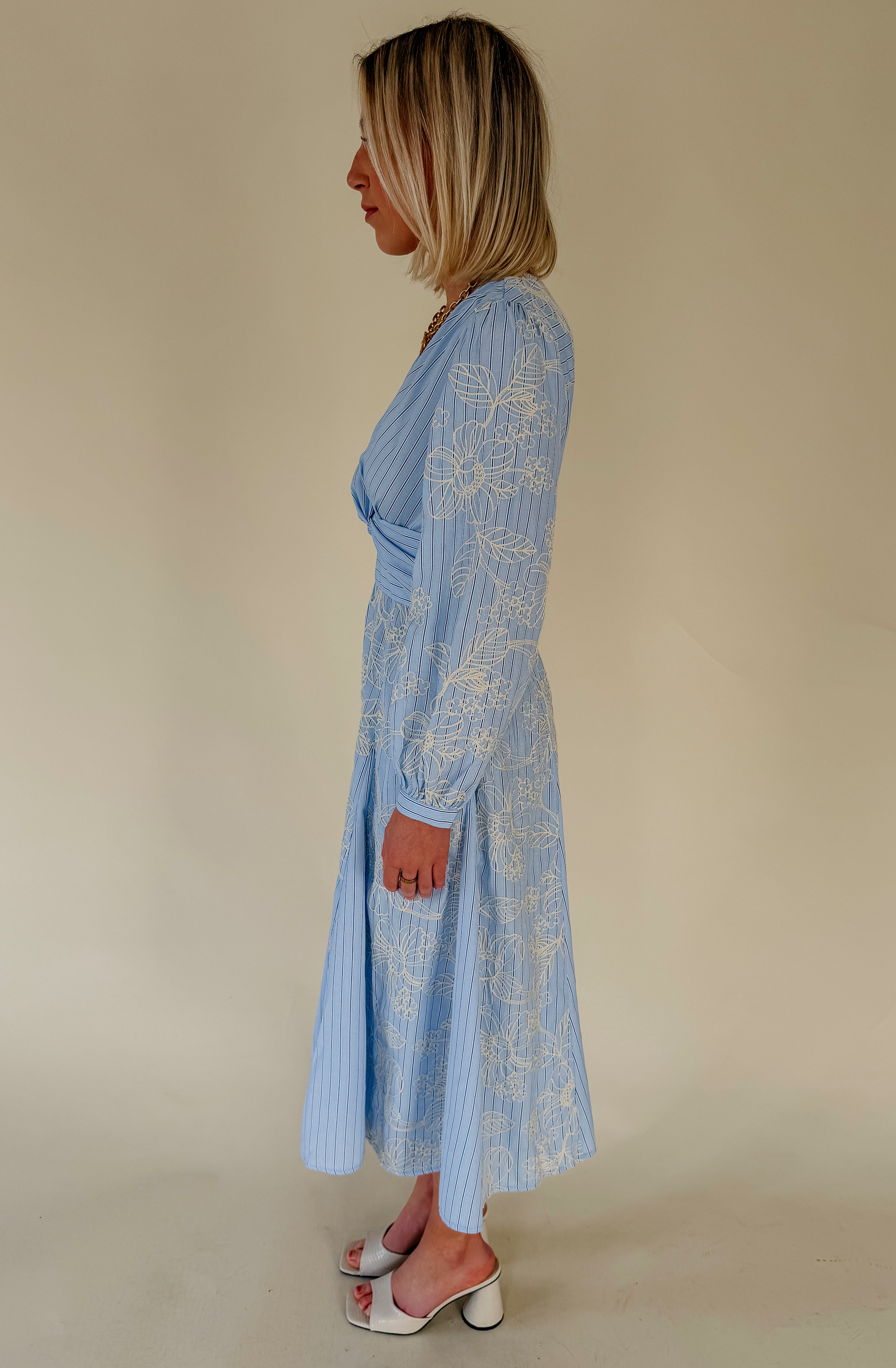 WELL BLENDED MIDI DRESS