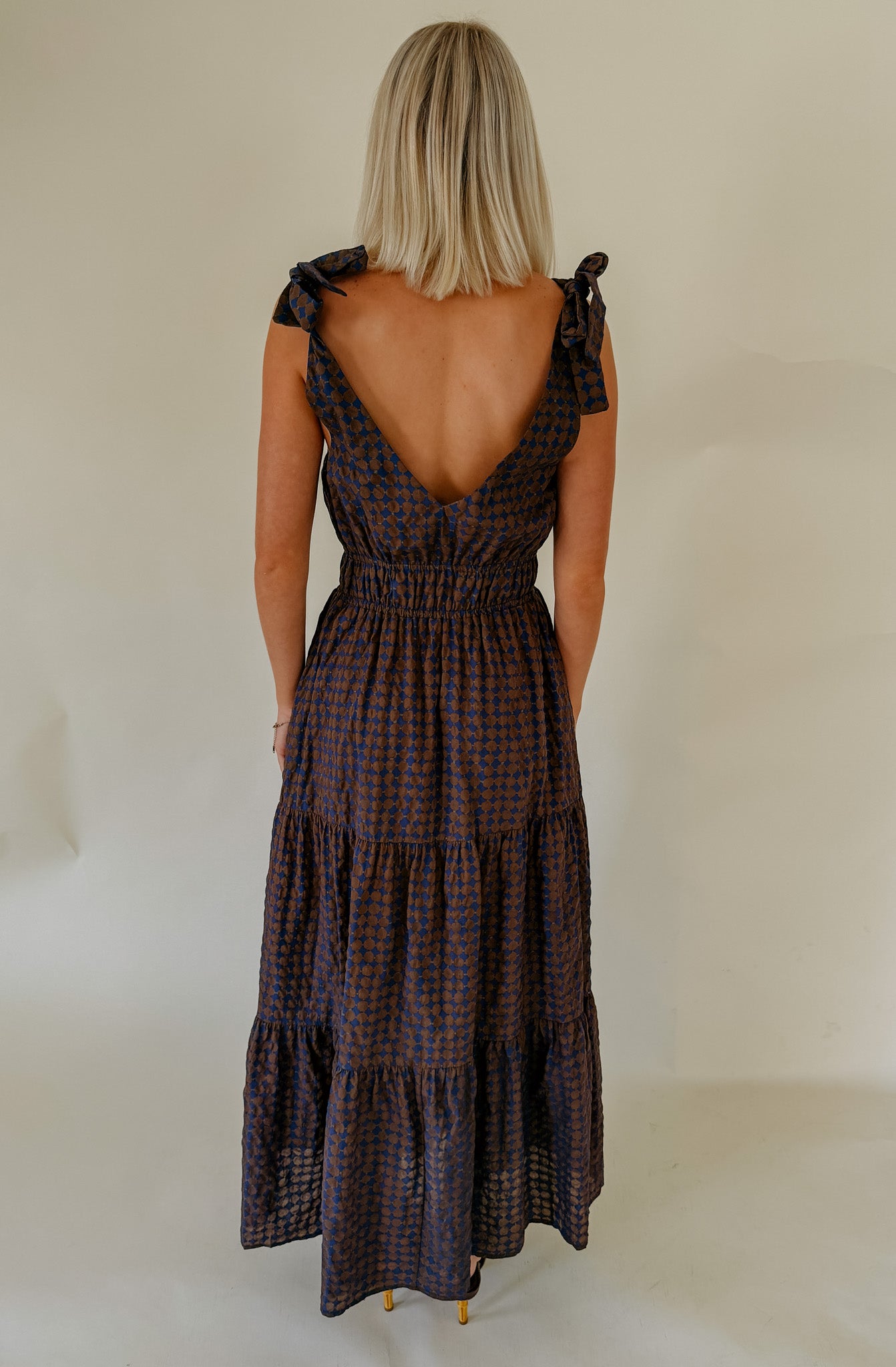 TIE AGAIN MIDI DRESS