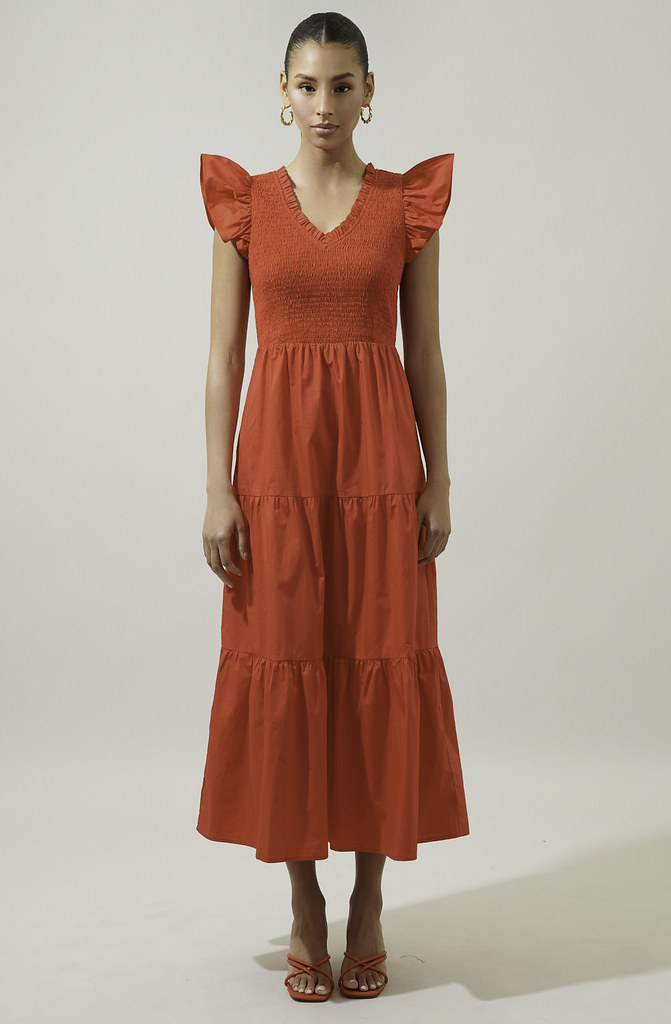 ON THE HILL MIDI DRESS