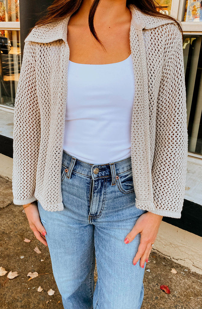THE JETT OPEN SWEATER