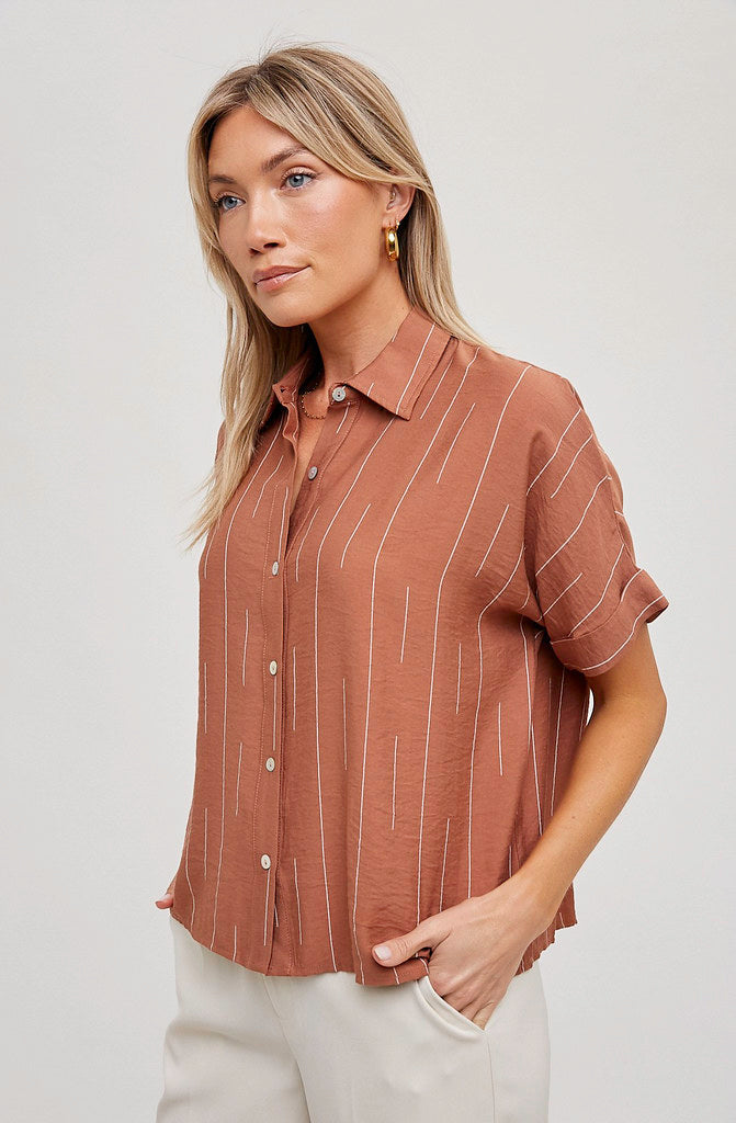 FALLING IN LINE BLOUSE