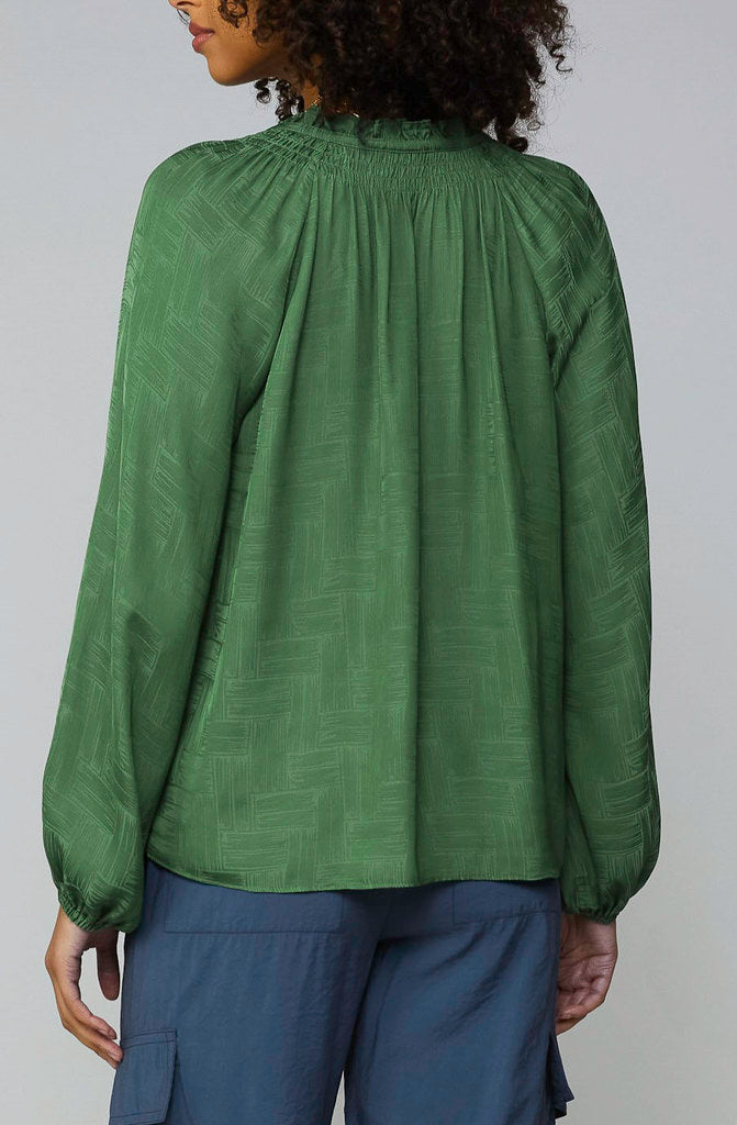 THE WILLOW V NECK BLOUSE