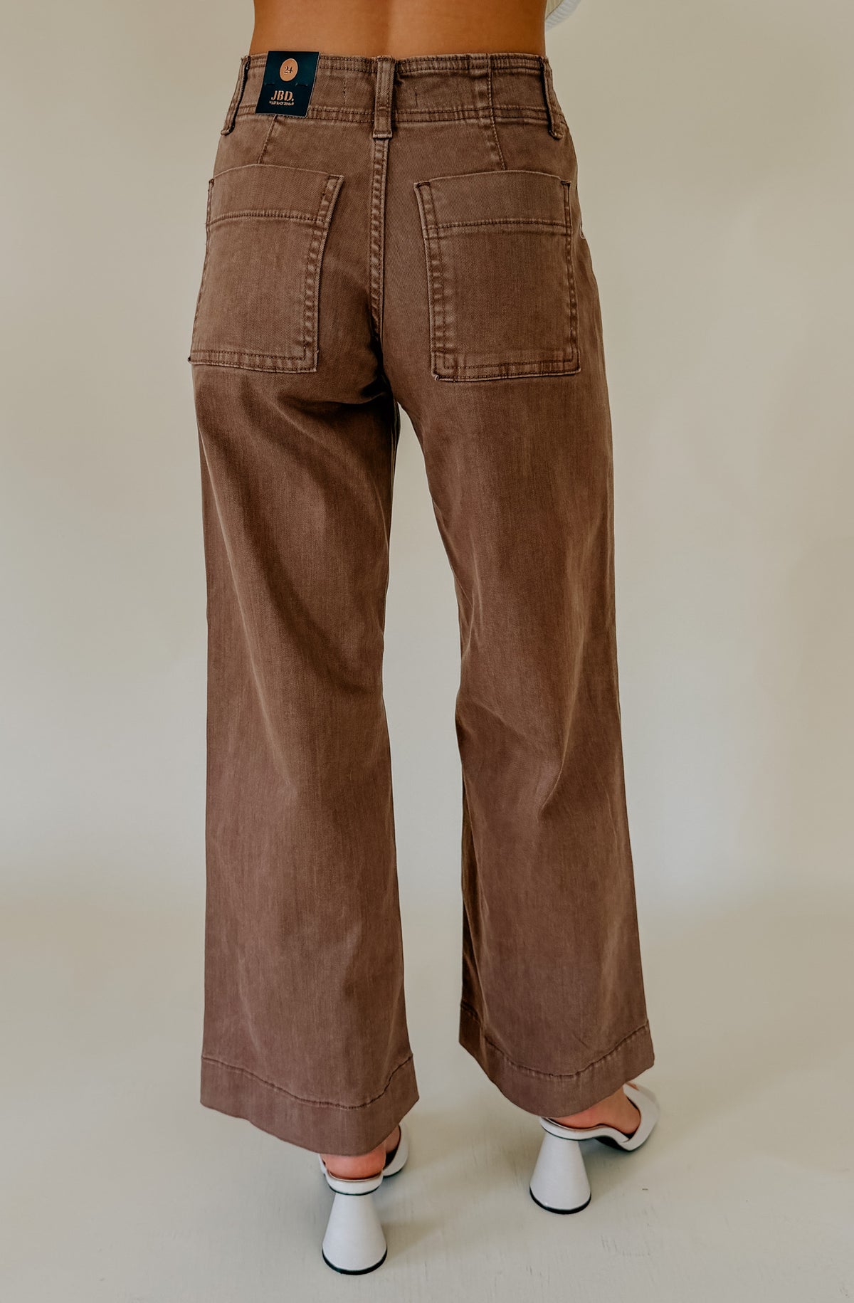 JBD TWILL WIDE LEG TROUSER PANT