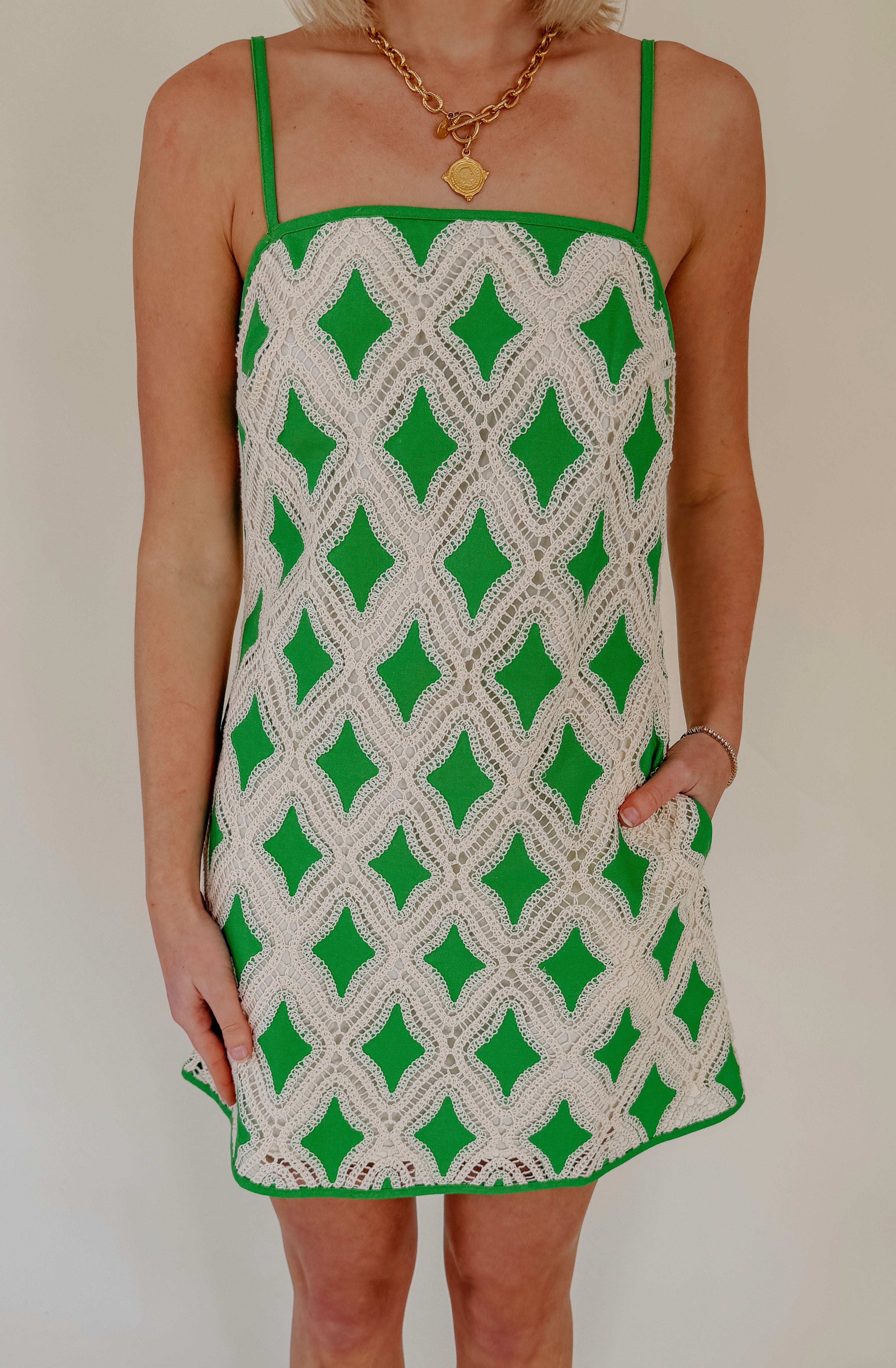 CABO TEXTURED MINI DRESS