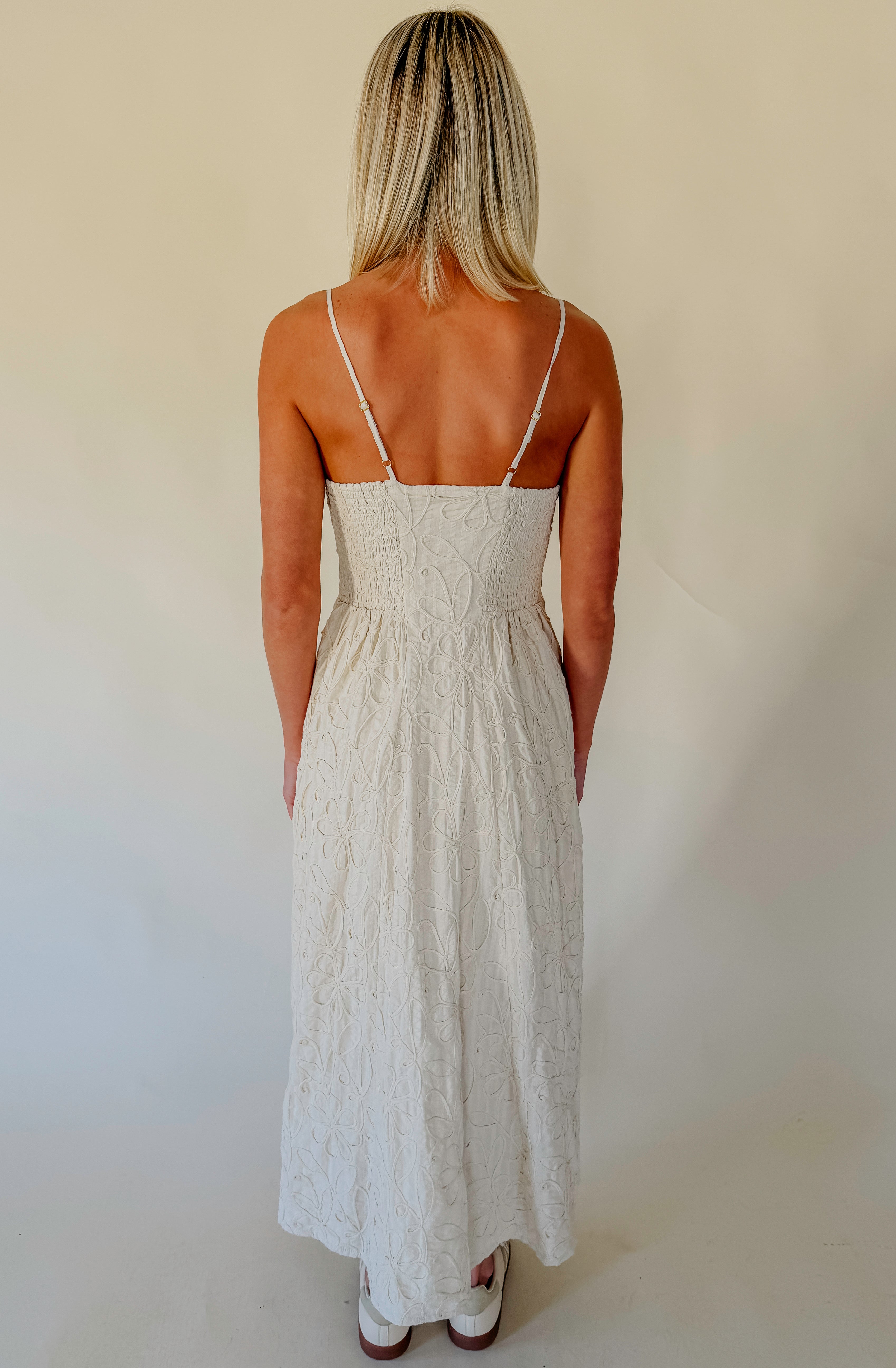 Z SUPPLY ANGEL EYES TEXTURED MIDI DRESS