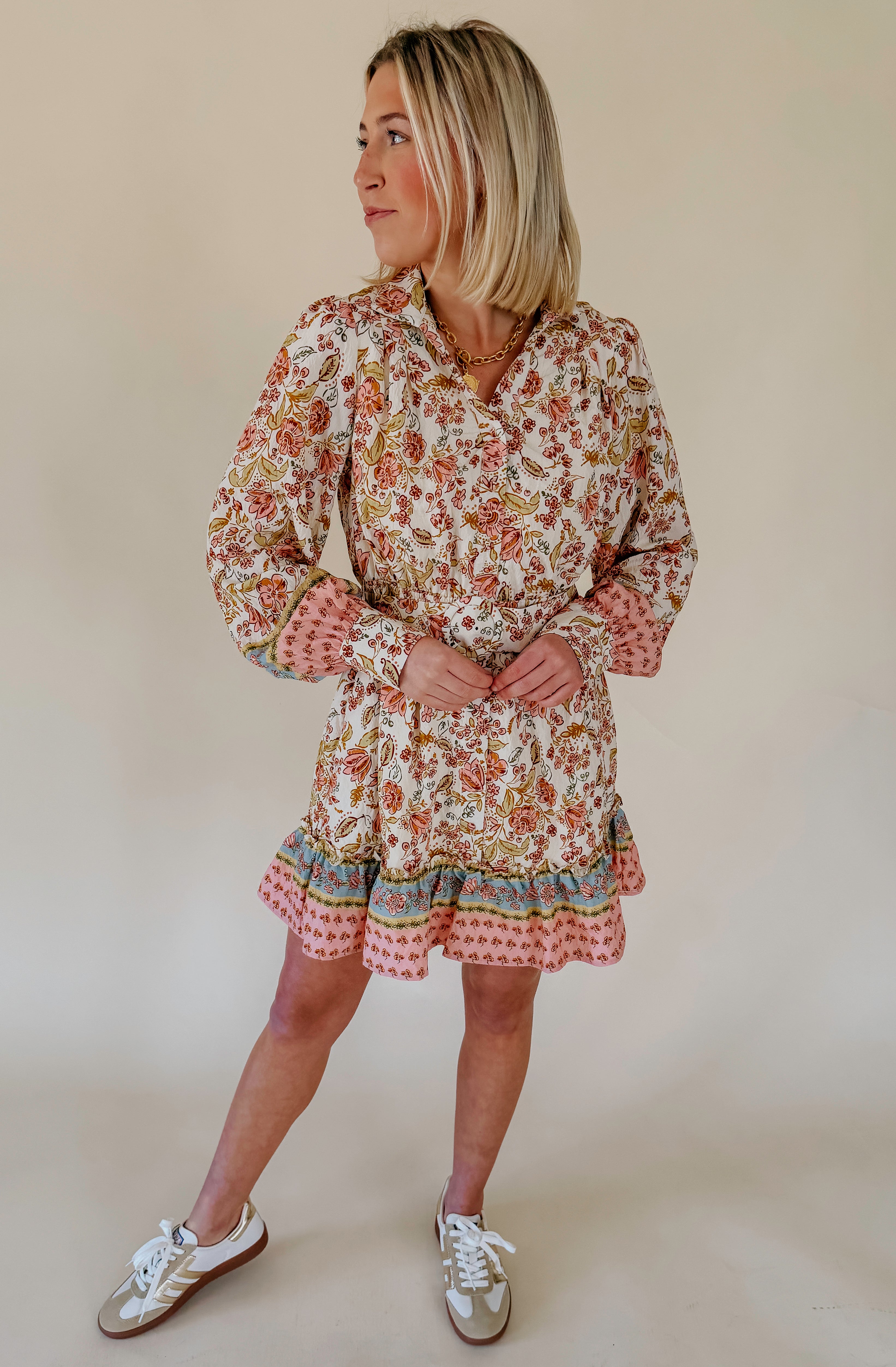 THE FINLEY BELTED DRESS