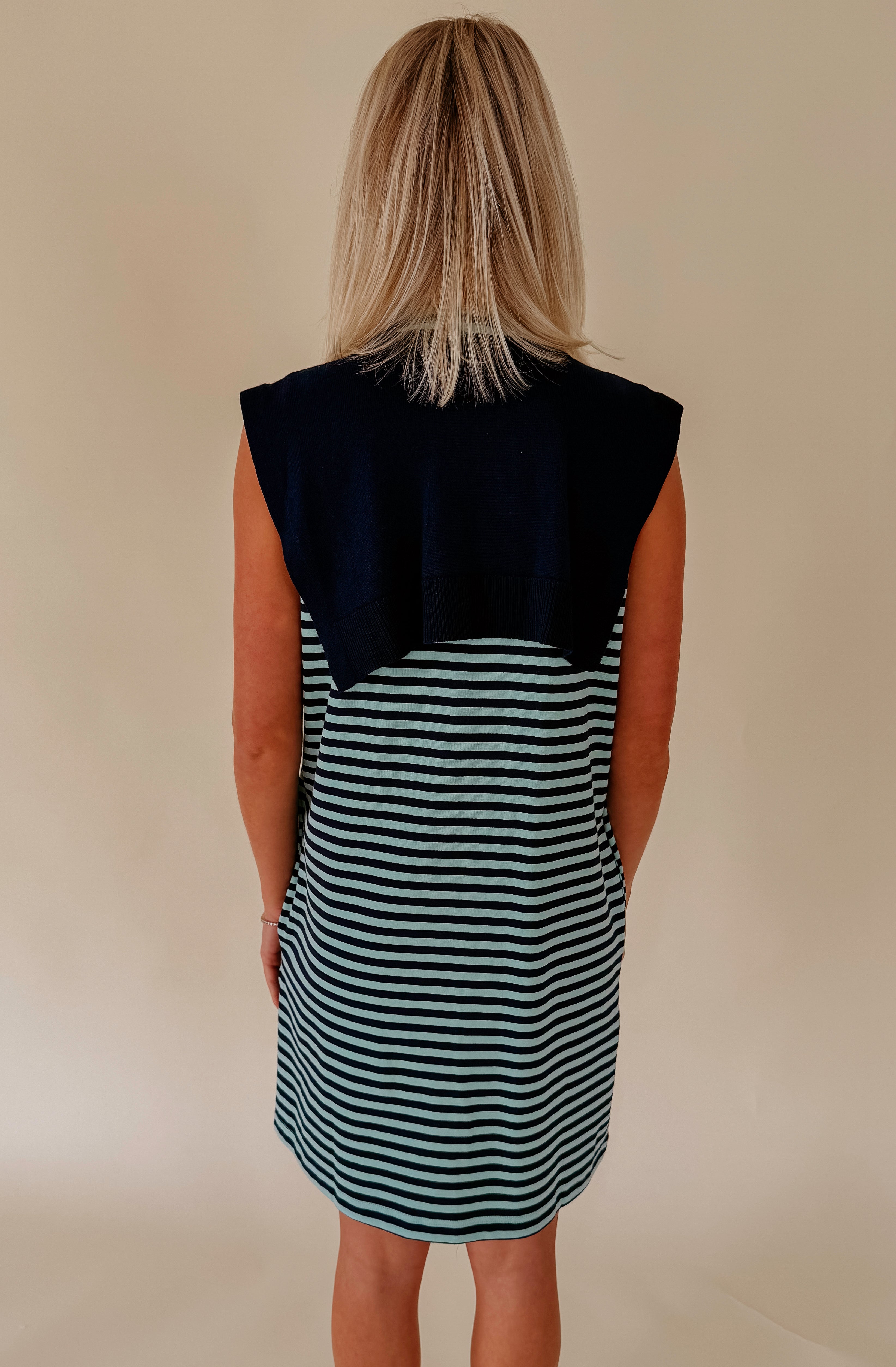 THE CHELSEA CROSSOVER MINI DRESS