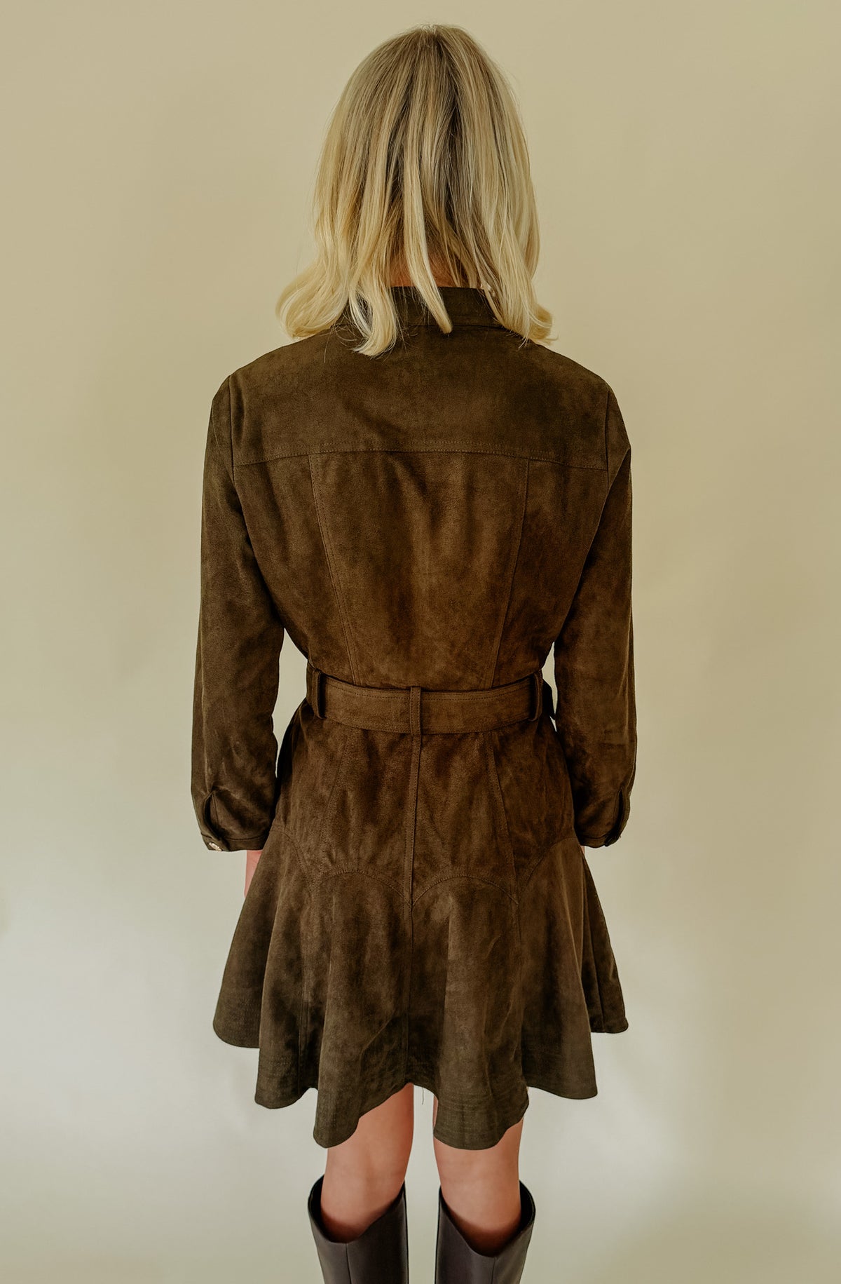 CIEBON KENNEDY BELTED MINI DRESS