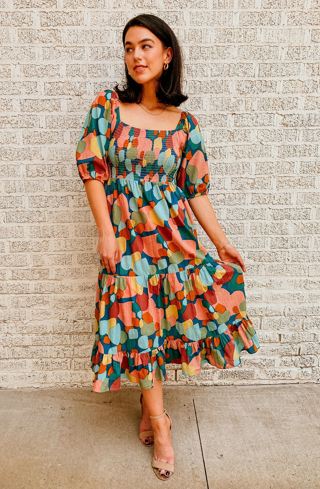 SEA OF LOVE MIDI DRESS