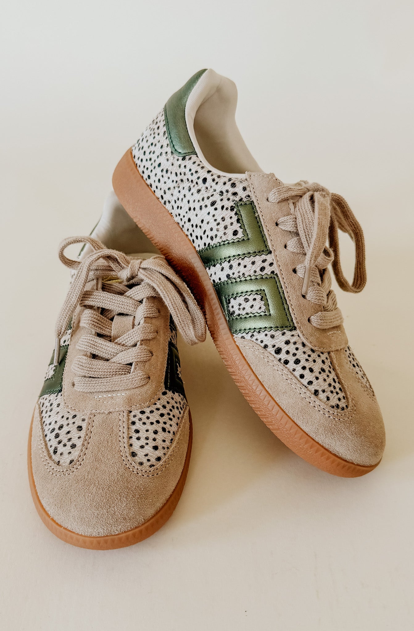 BACK 70 CLOUD SNEAKER IN POIS GOLD FOREST