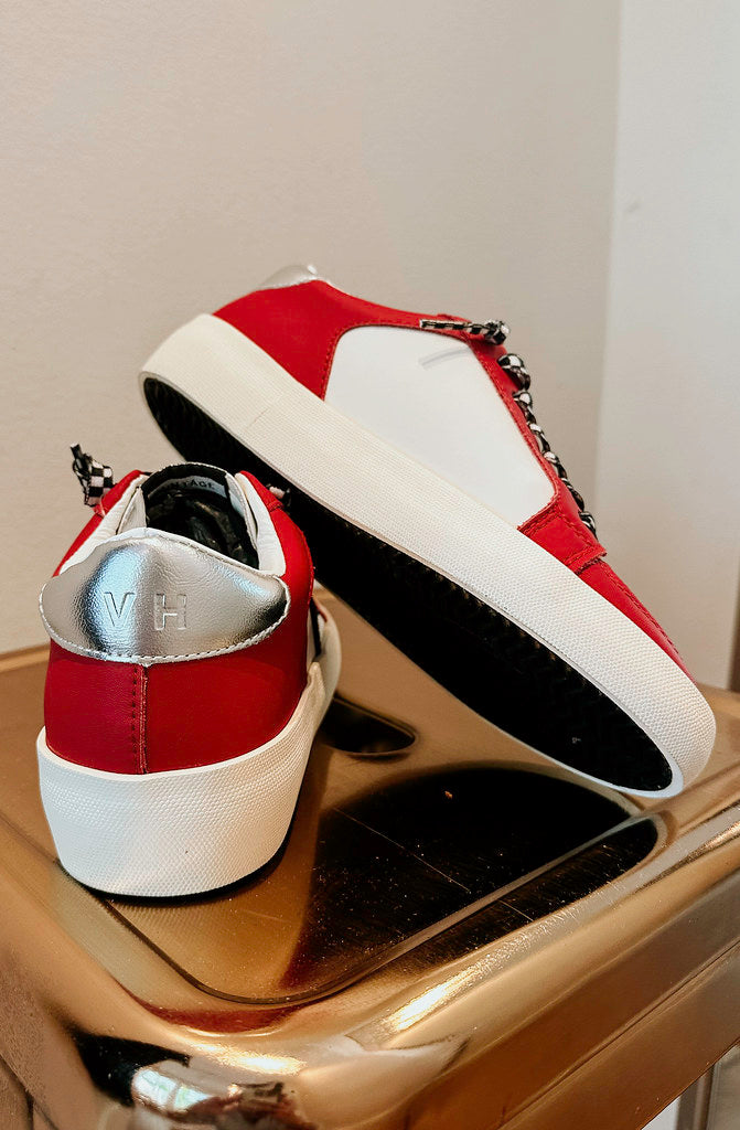 VINTAGE HAVANA REFLEX SNEAKER IN RED MULTI