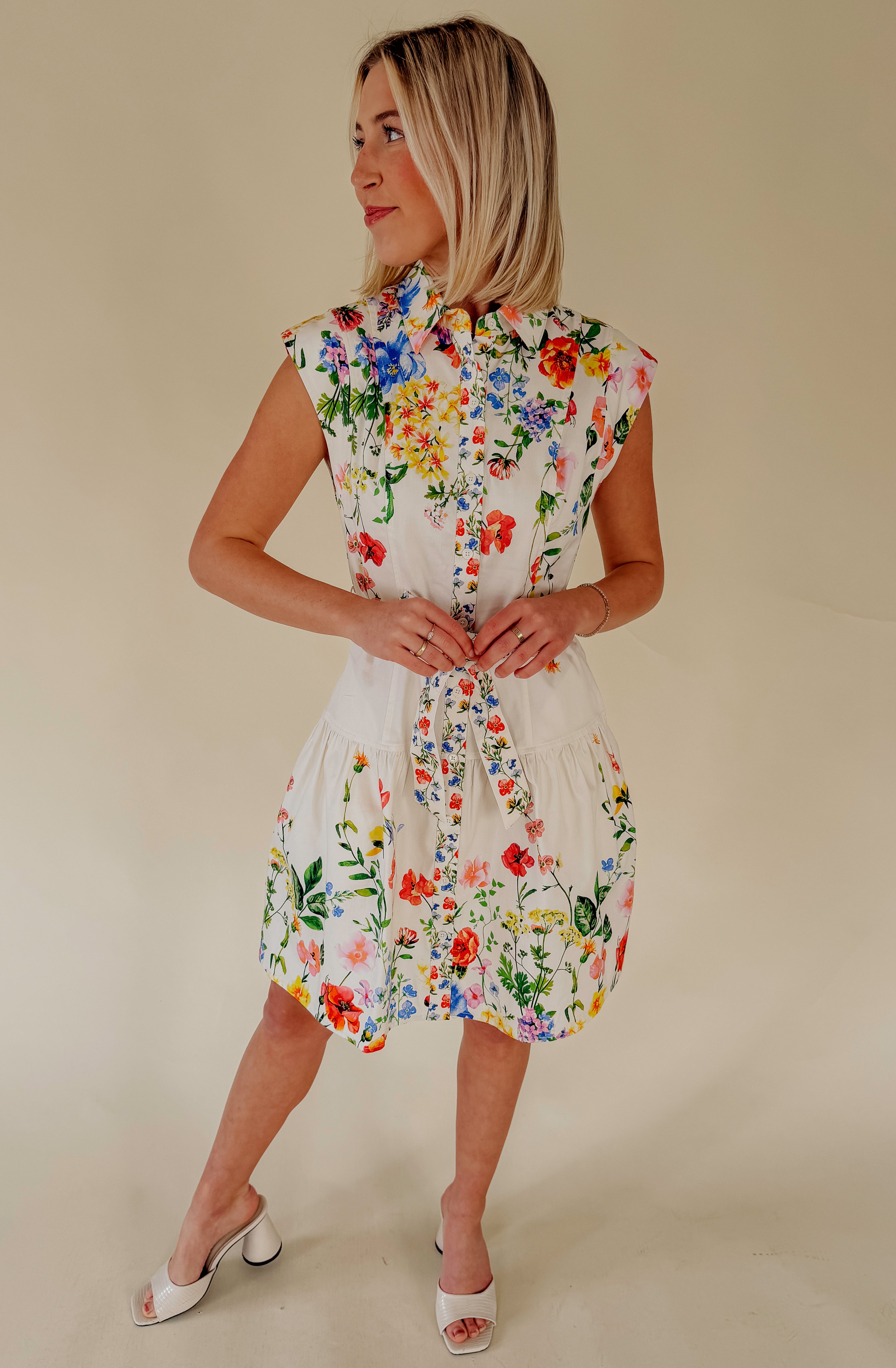 THE LAUREN BUTTONED DRESS