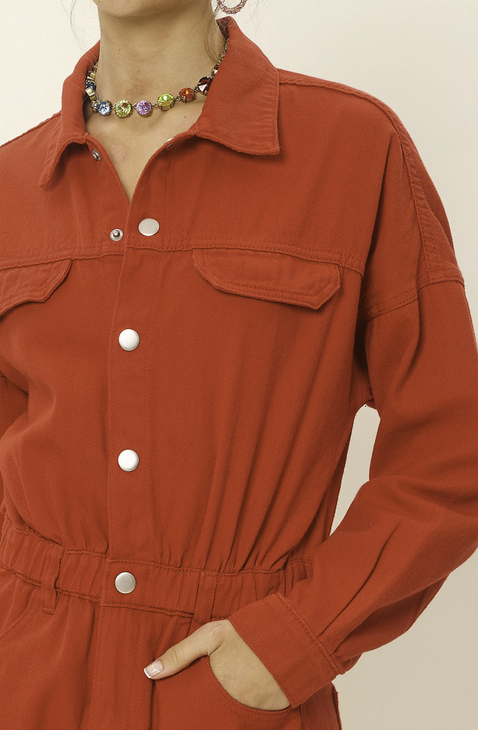 HEADED TO DICKSON UTILITY ROMPER
