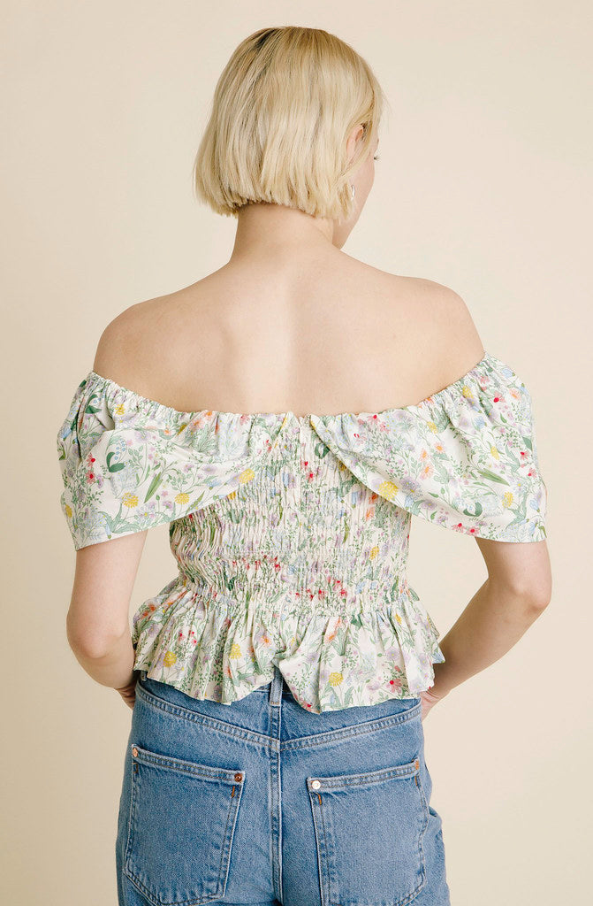 THE EVE FLORAL TOP